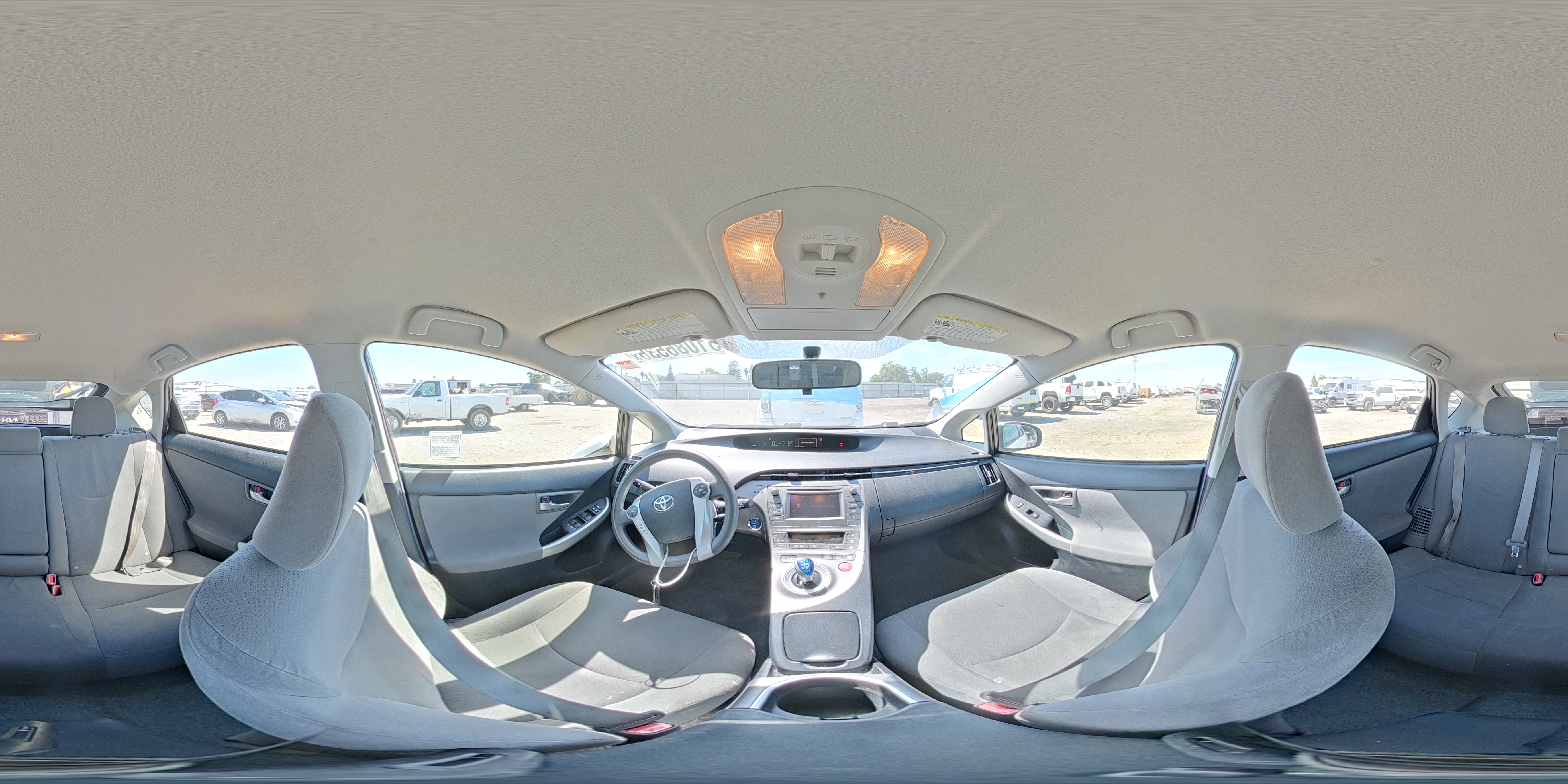 2015 Toyota Prius Two White vin: JTDKN3DU6F1911347