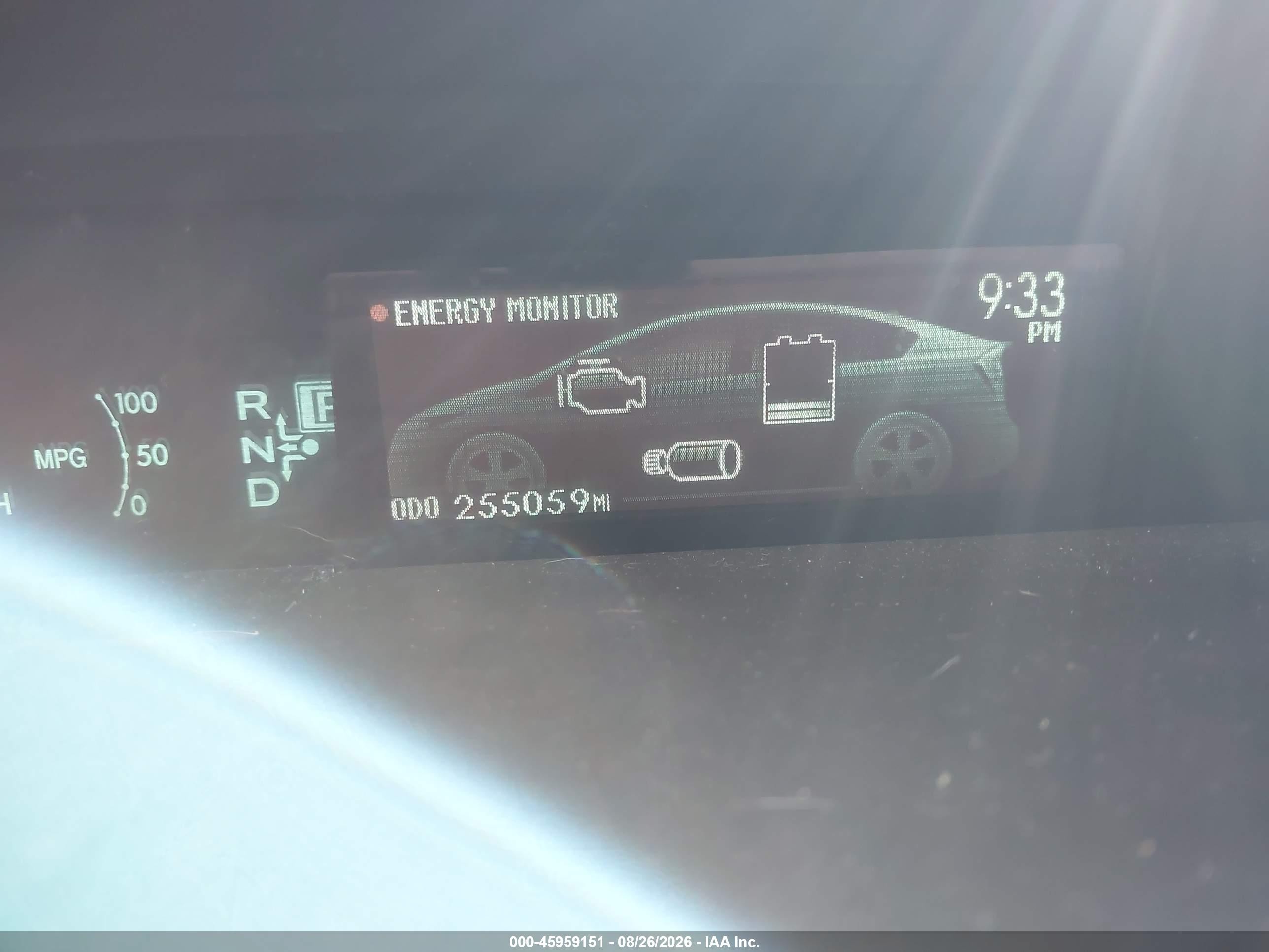 2015 Toyota Prius Two Красный vin: JTDKN3DU6F1919660