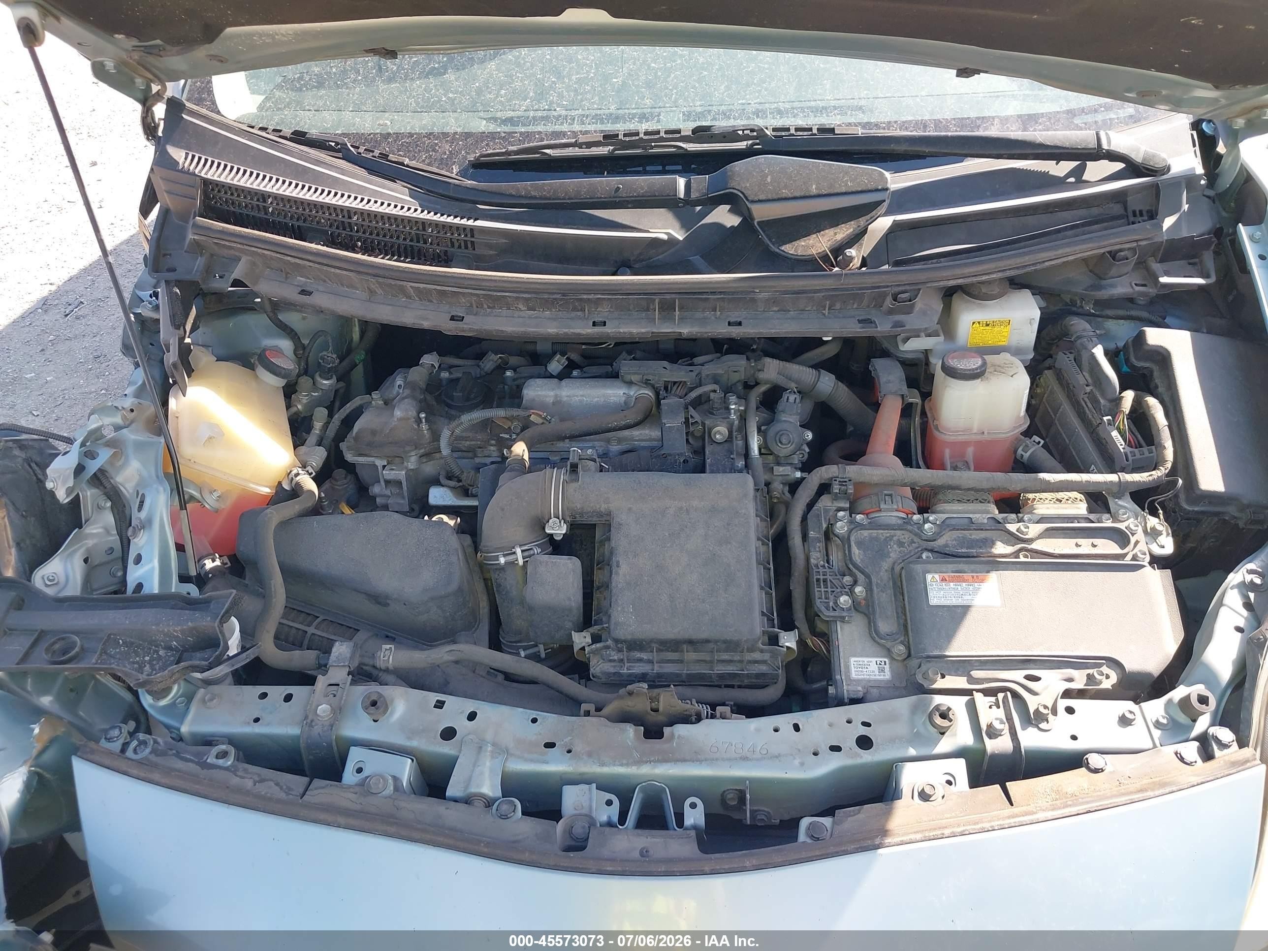 2015 Toyota Prius Two Teal vin: JTDKN3DU6F1958426