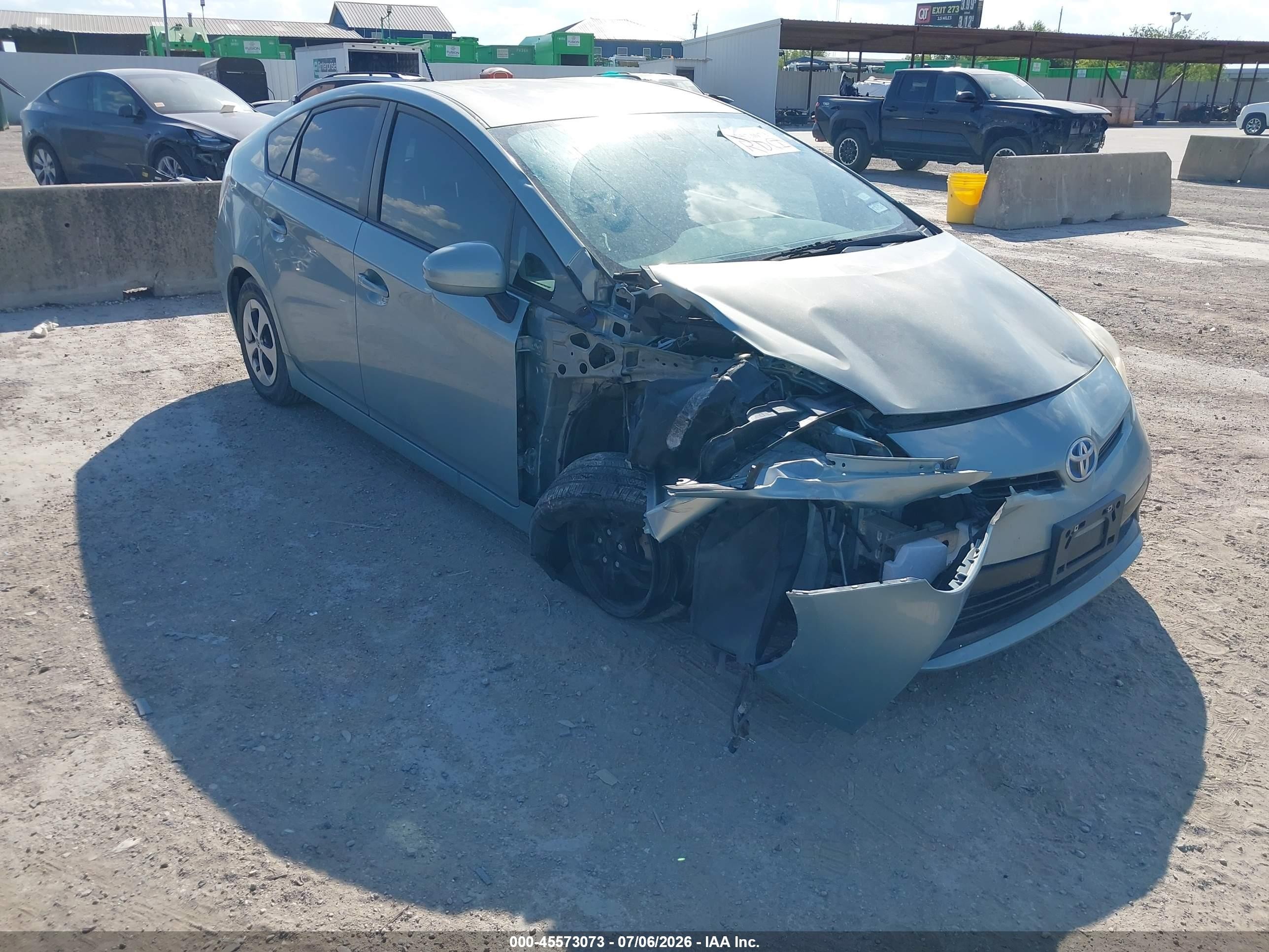 2015 Toyota Prius Two Teal vin: JTDKN3DU6F1958426