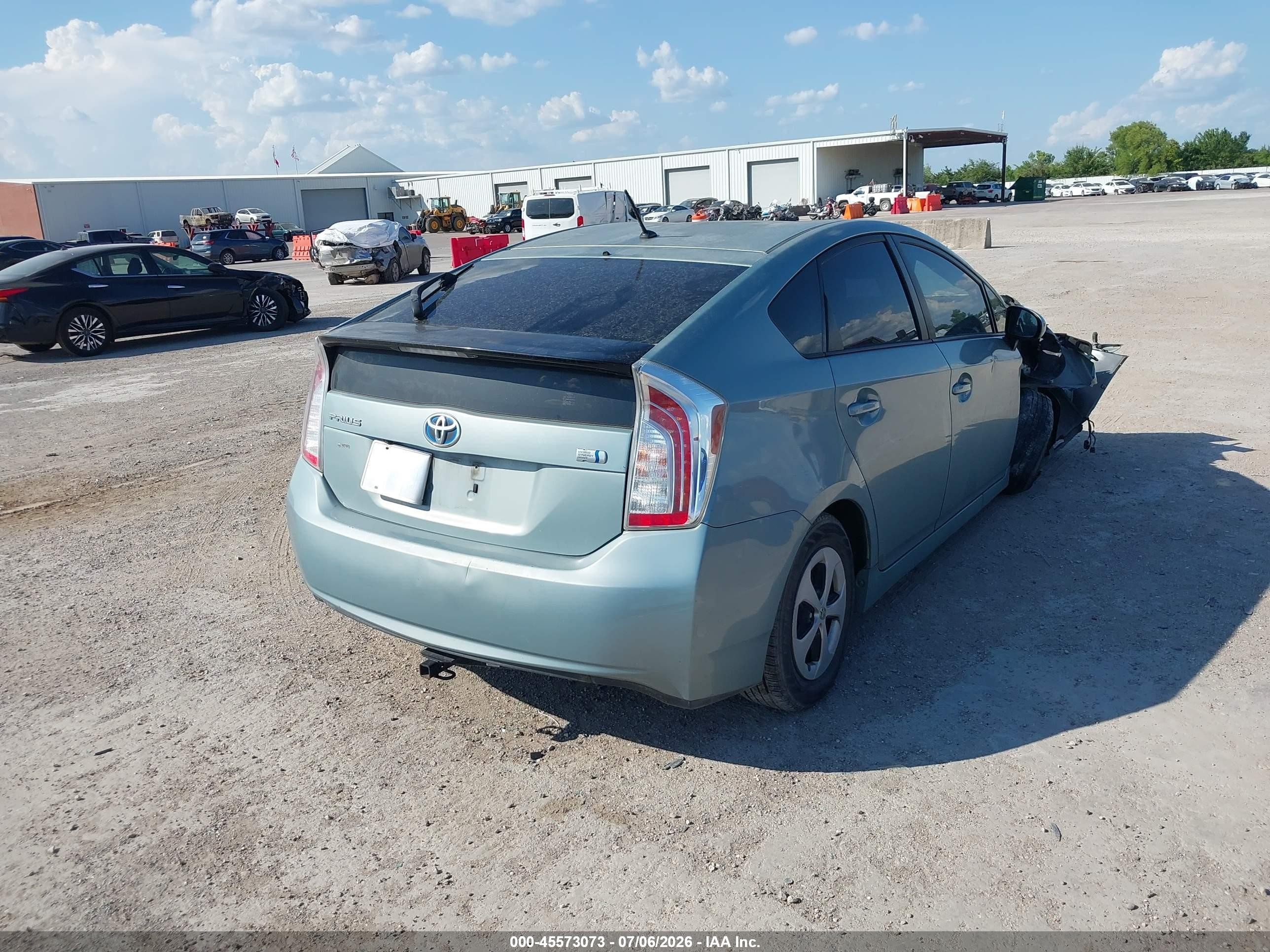 2015 Toyota Prius Two Teal vin: JTDKN3DU6F1958426