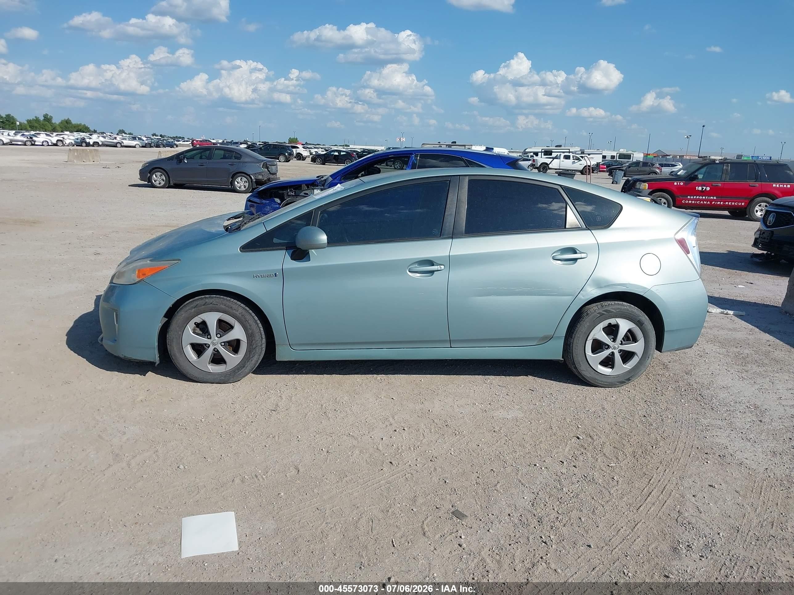 2015 Toyota Prius Two Teal vin: JTDKN3DU6F1958426