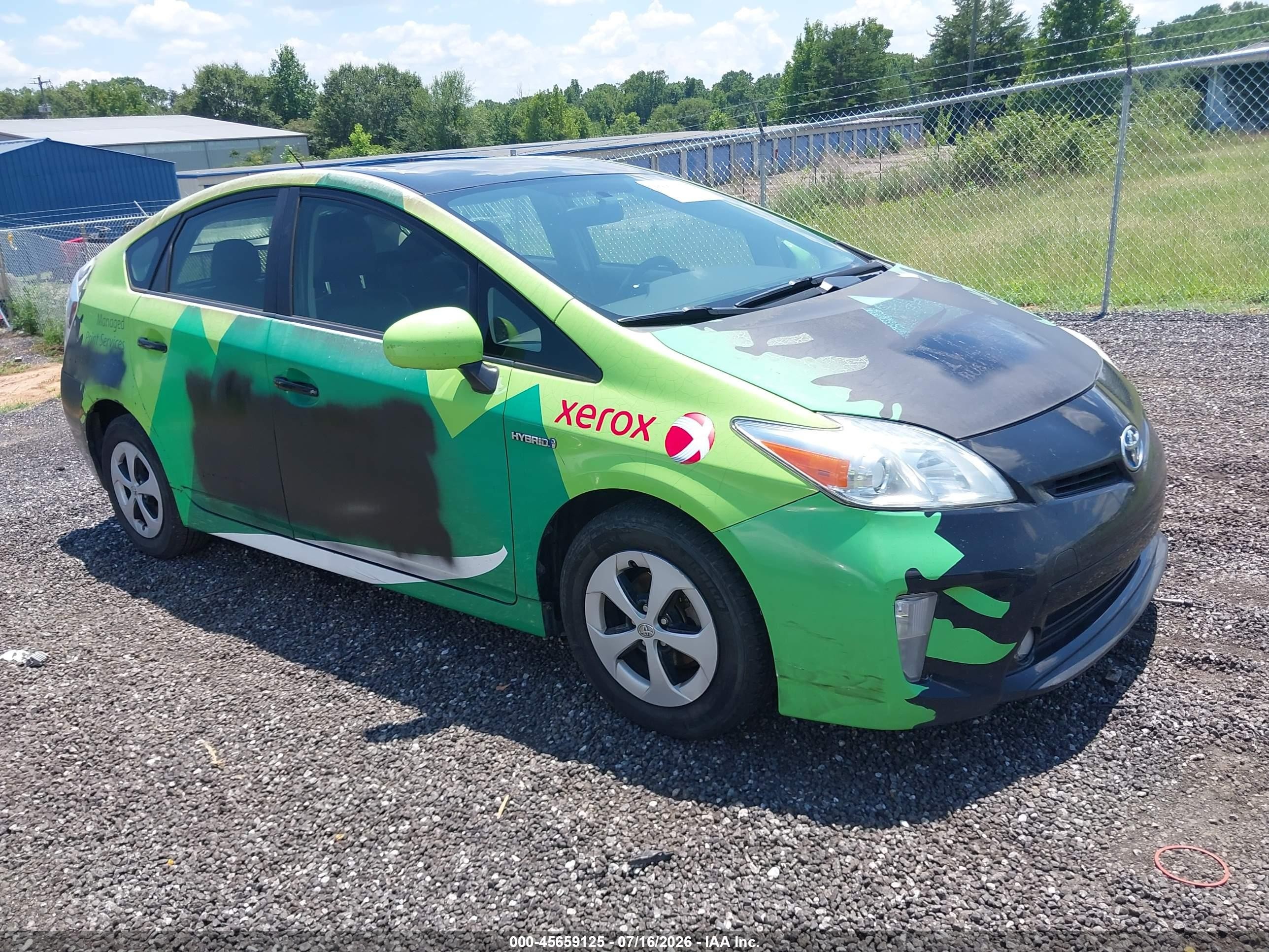 2015 Toyota Prius Two Черный vin: JTDKN3DU6F1979535