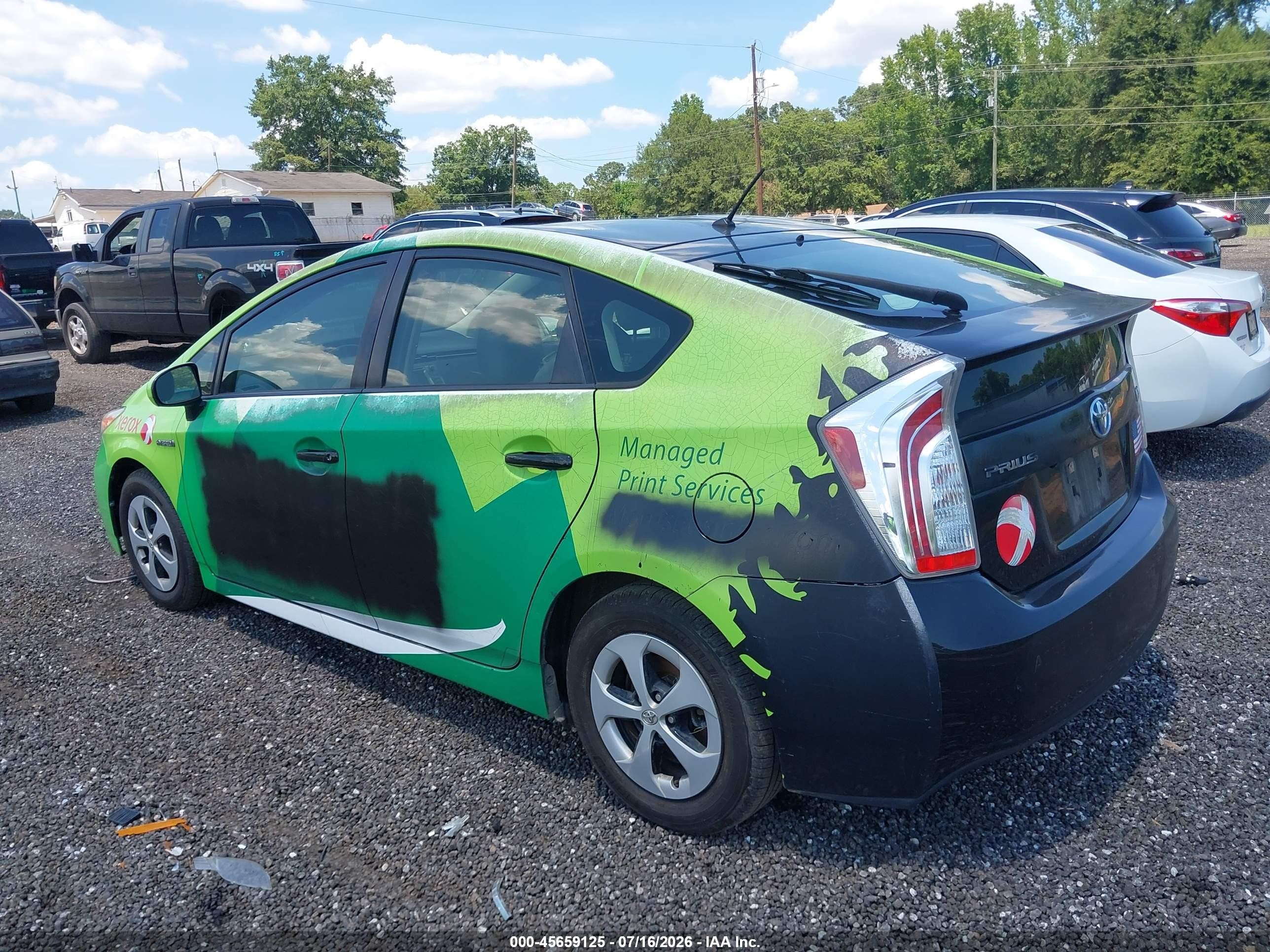 2015 Toyota Prius Two Черный vin: JTDKN3DU6F1979535