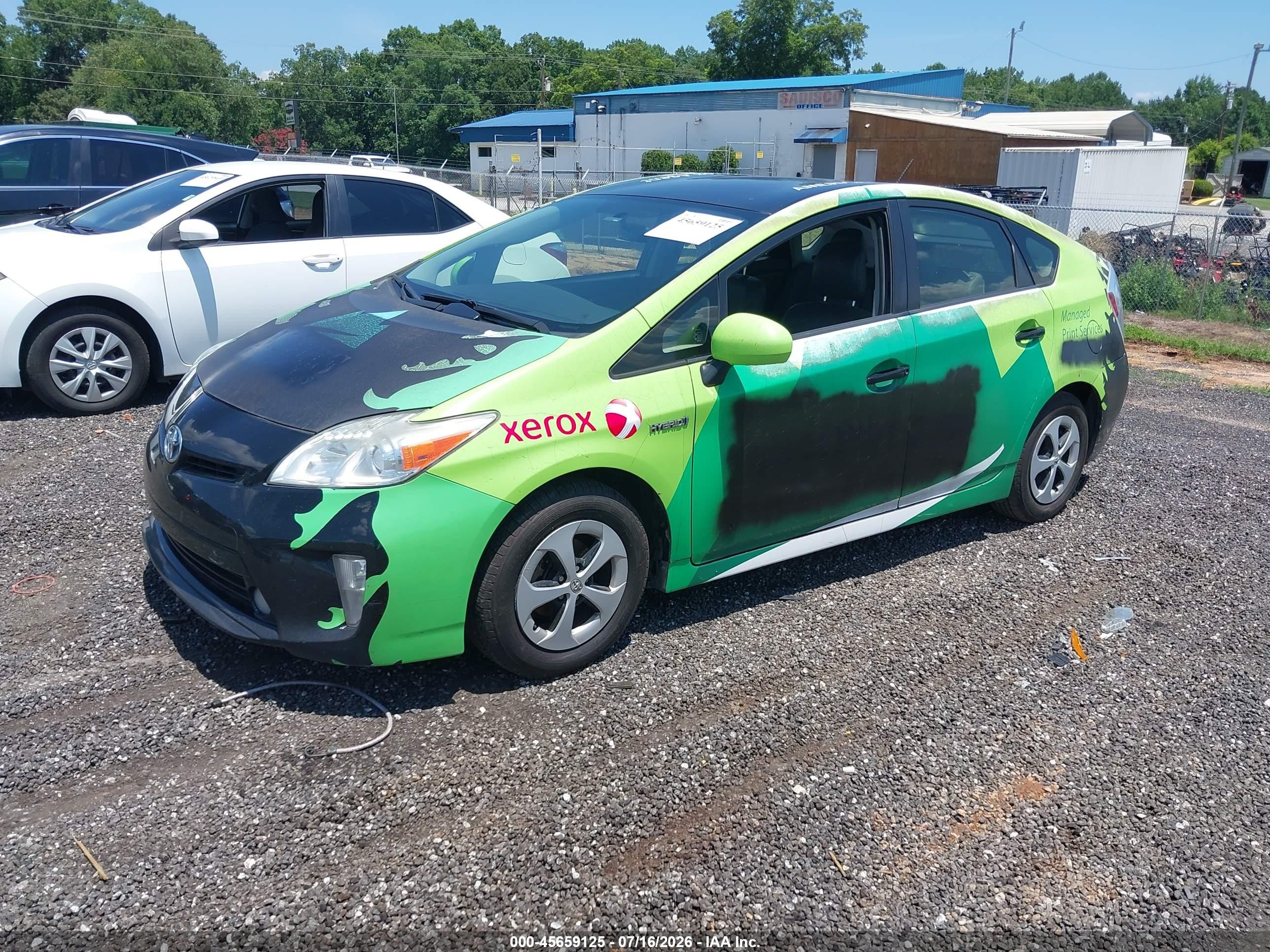 2015 Toyota Prius Two Черный vin: JTDKN3DU6F1979535