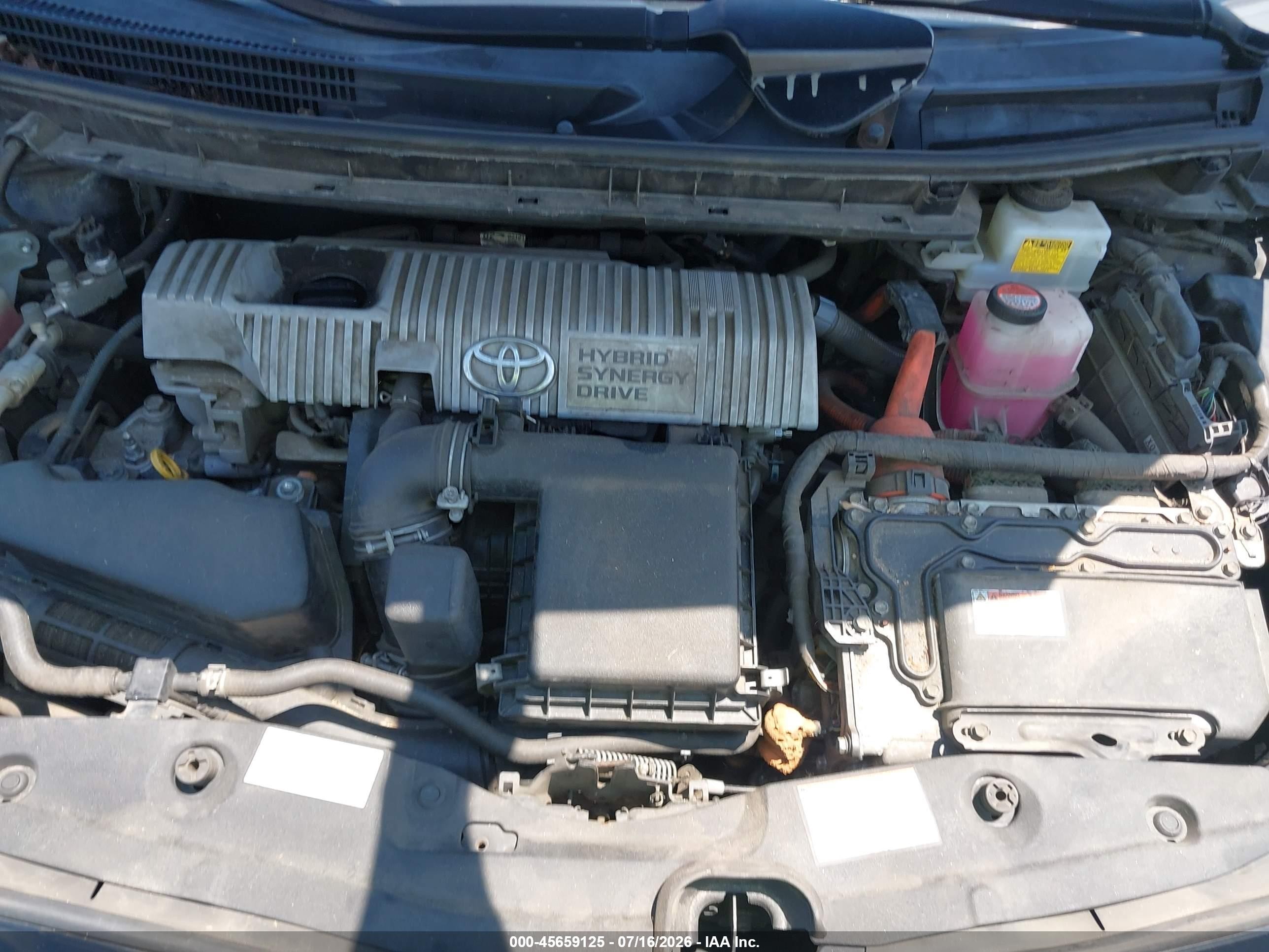 2015 Toyota Prius Two Черный vin: JTDKN3DU6F1979535
