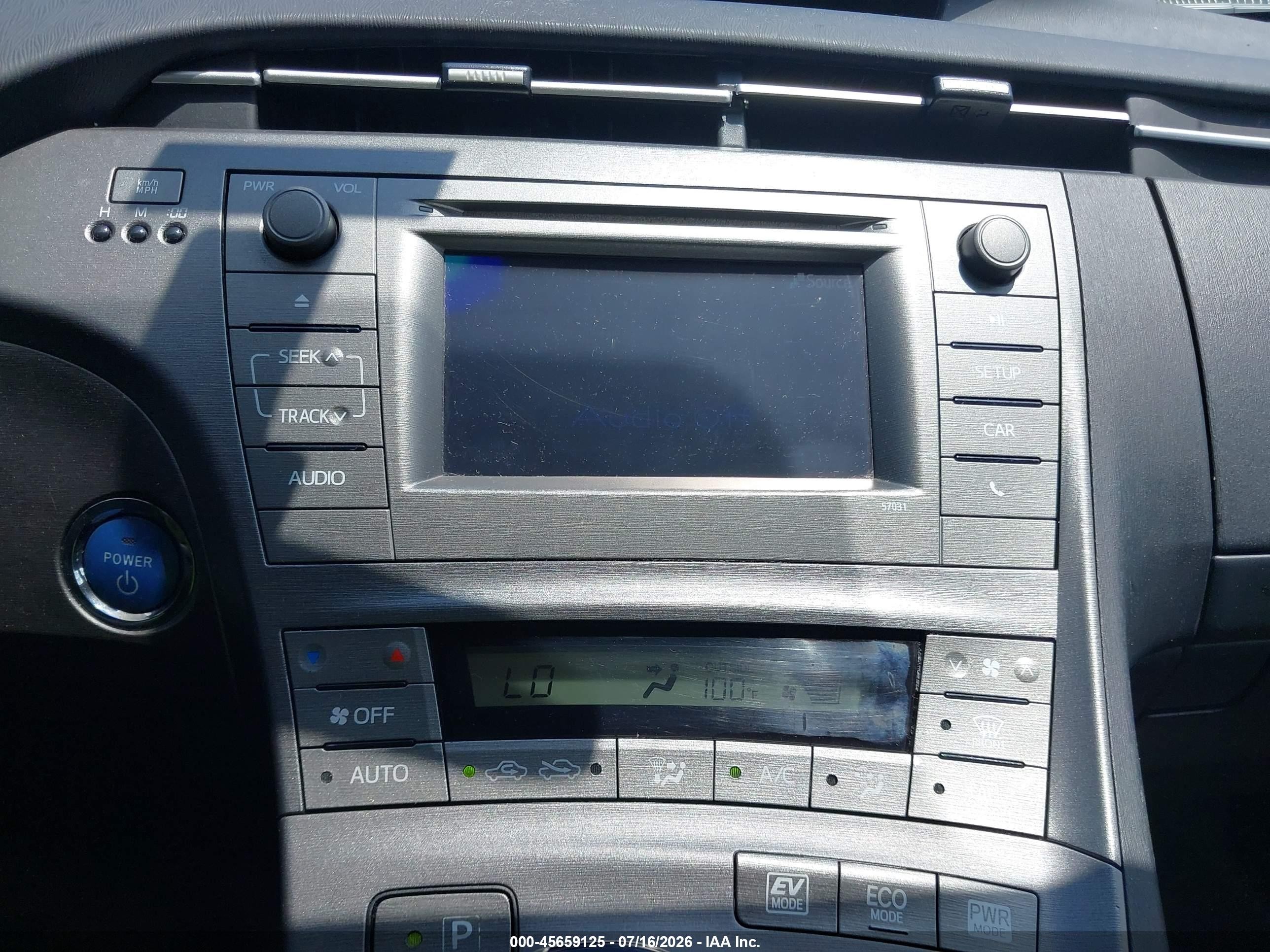 2015 Toyota Prius Two Черный vin: JTDKN3DU6F1979535