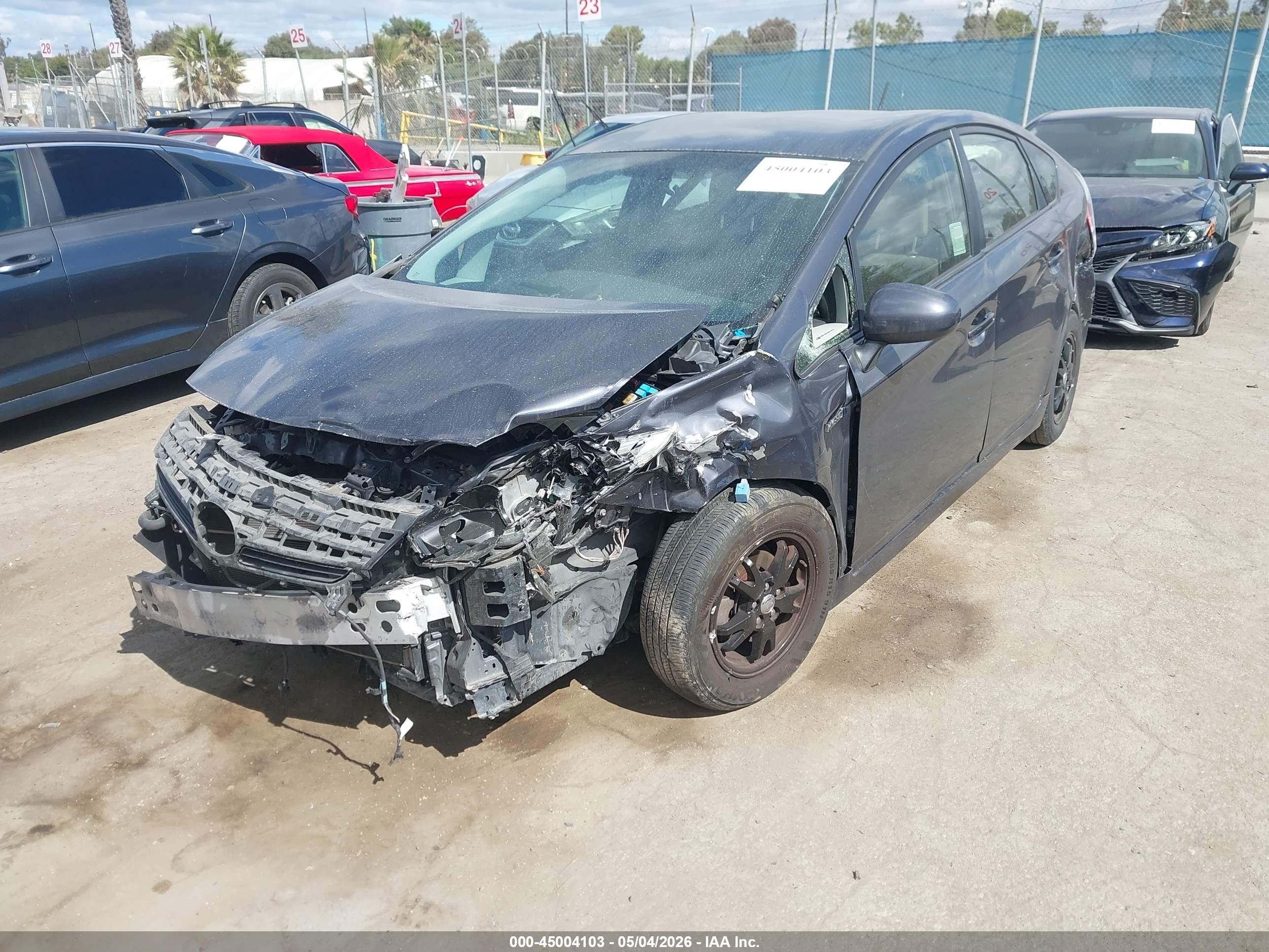2015 Toyota Prius Two Gray vin: JTDKN3DU6F2004821