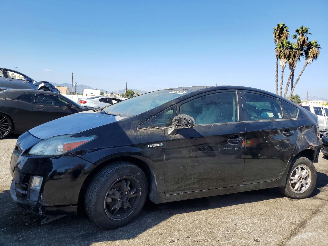 2010 Toyota Prius Ii Black vin: JTDKN3DU7A0003407