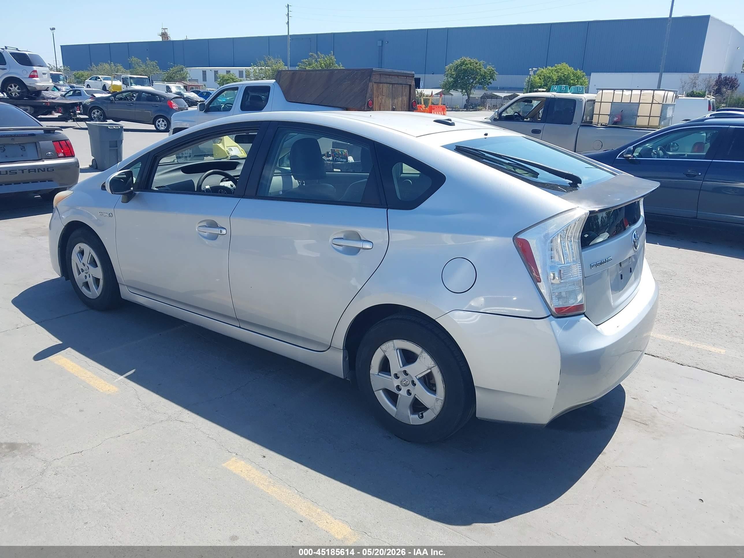 2010 Toyota Prius Iii Silver vin: JTDKN3DU7A0020501