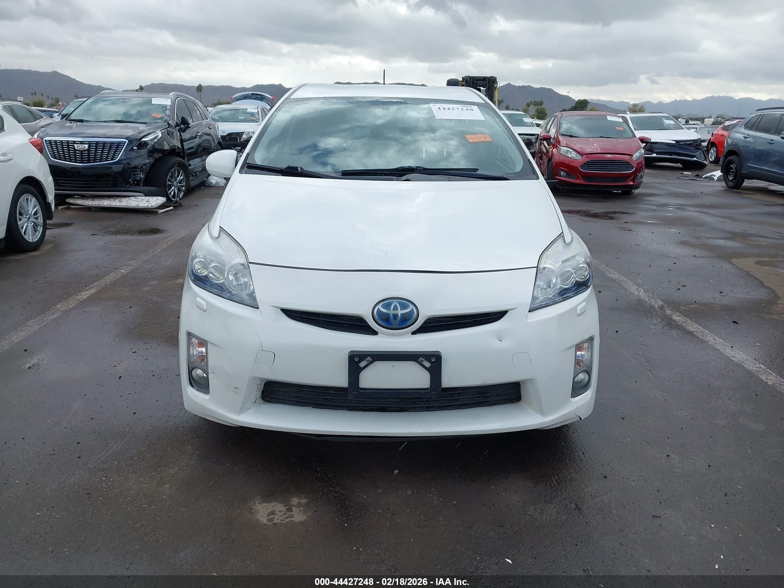 2010 Toyota Prius V White vin: JTDKN3DU7A0053515