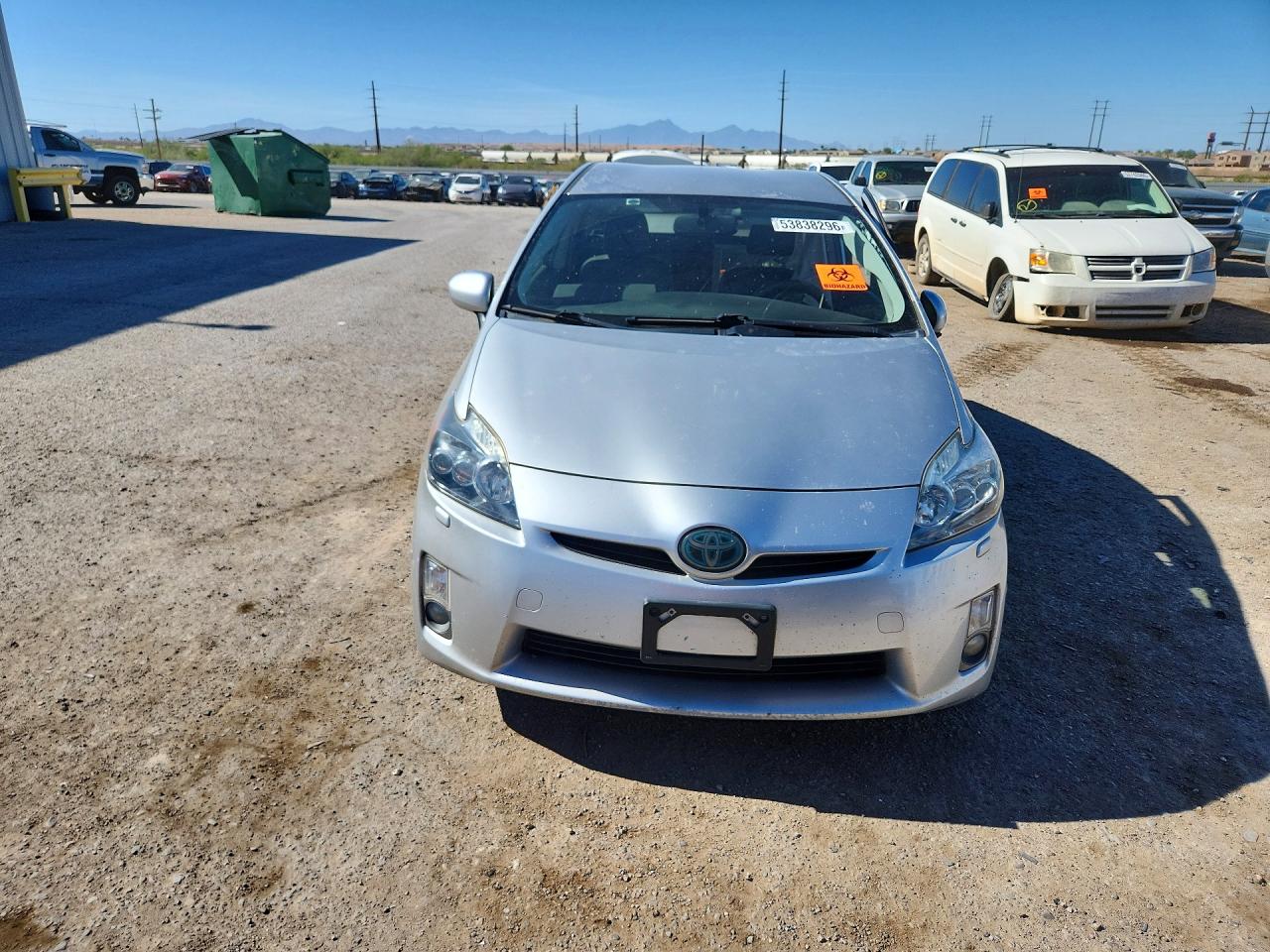 2010 Toyota Prius V Серебряный vin: JTDKN3DU7A0066524