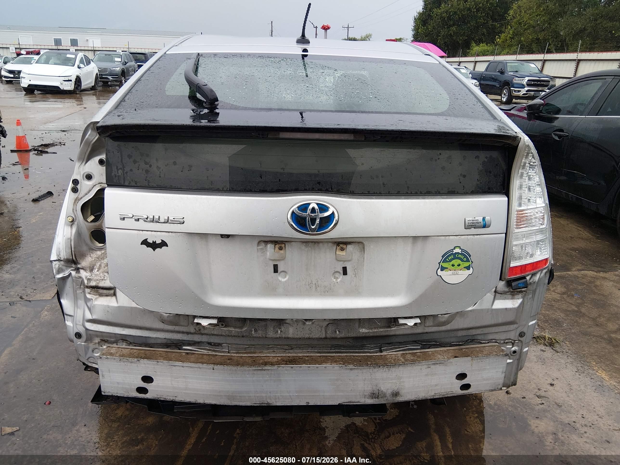 2010 Toyota Prius Iii Silver vin: JTDKN3DU7A0086031