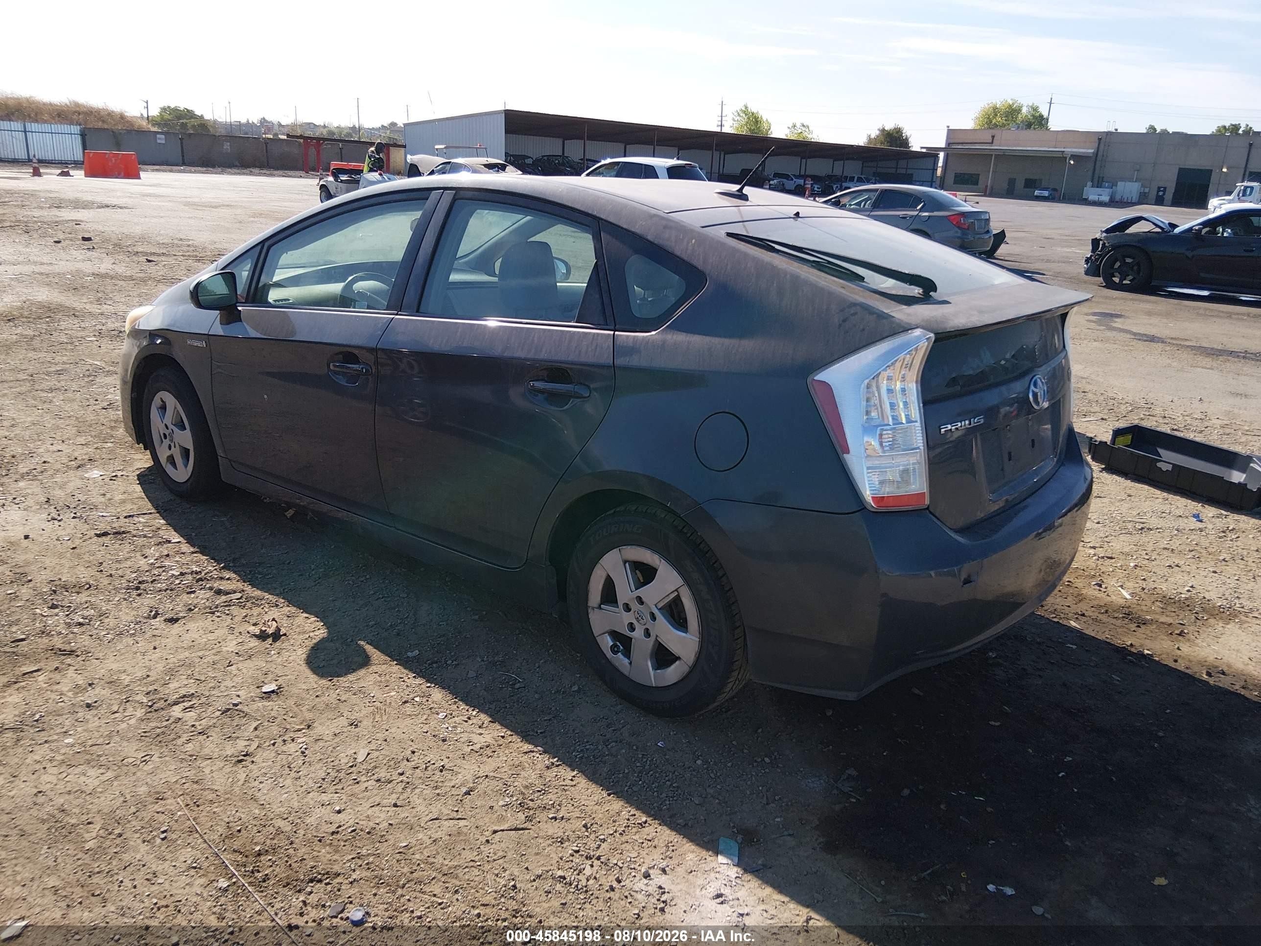 2010 Toyota Prius Iii Gray vin: JTDKN3DU7A0101692