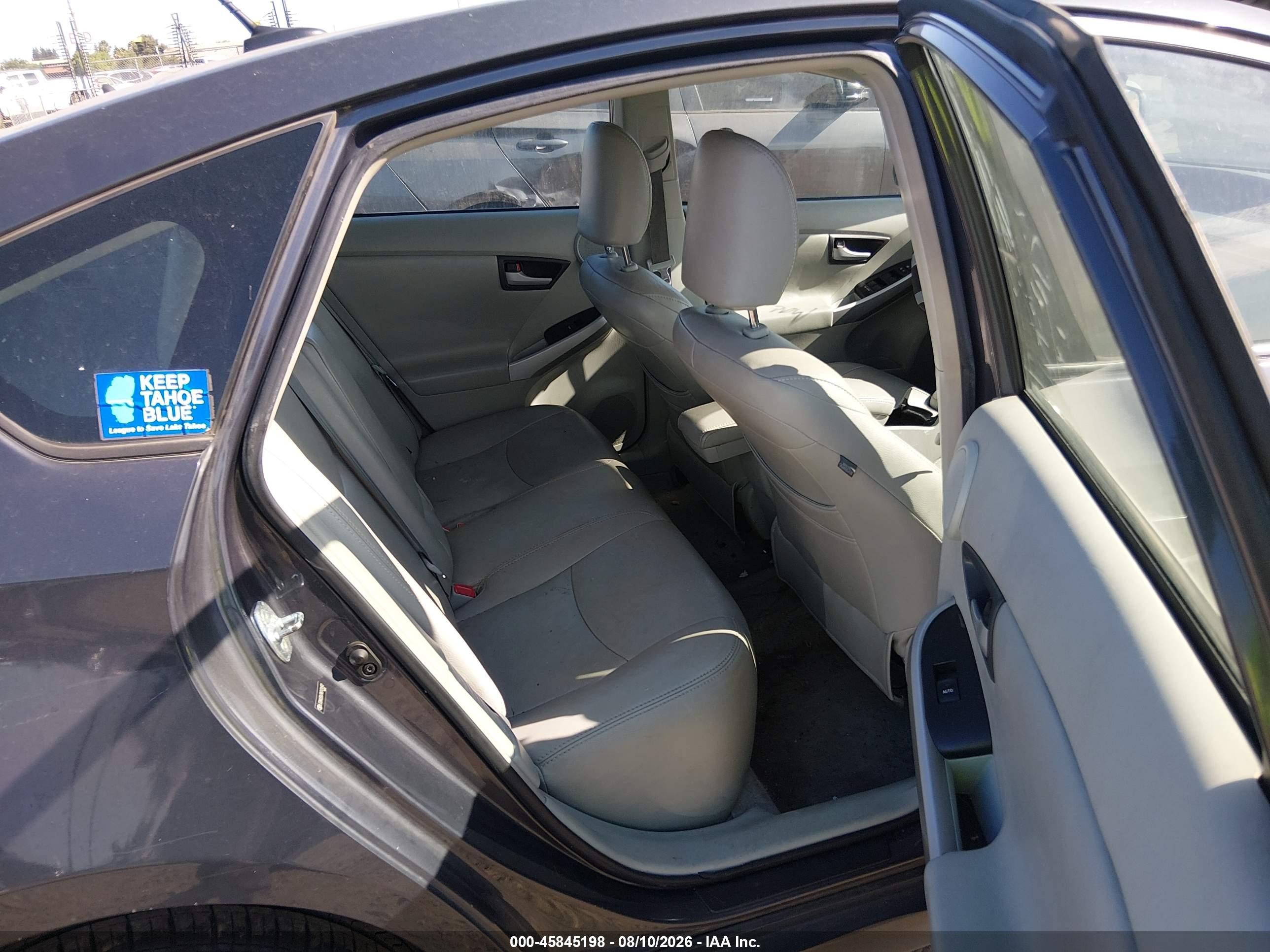 2010 Toyota Prius Iii Gray vin: JTDKN3DU7A0101692