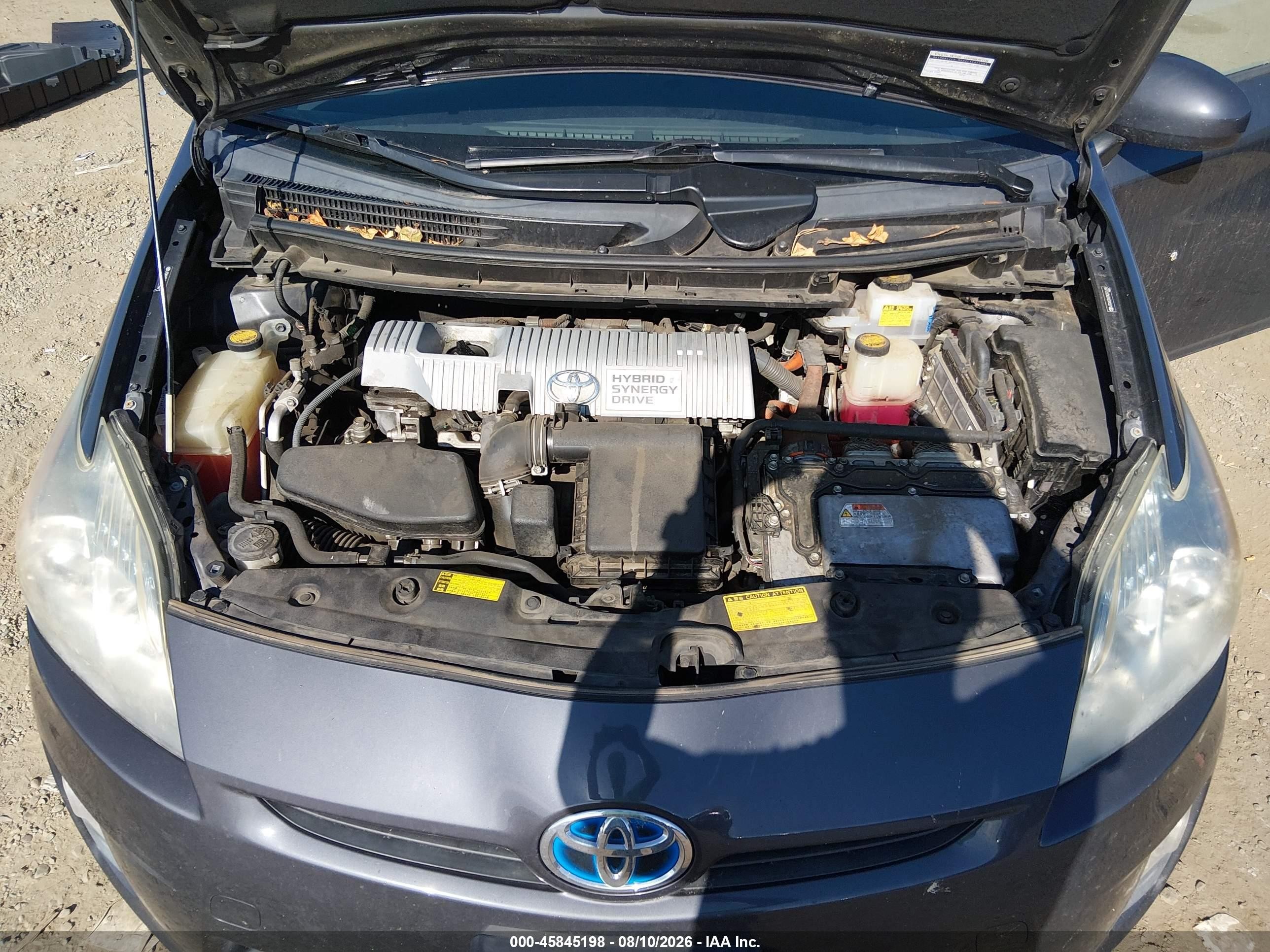 2010 Toyota Prius Iii Gray vin: JTDKN3DU7A0101692