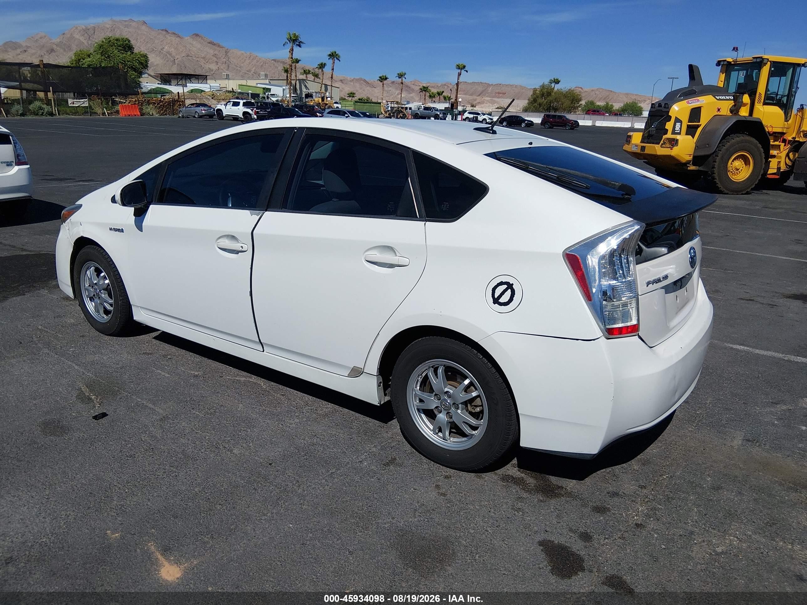 2010 Toyota Prius Ii White vin: JTDKN3DU7A0127306