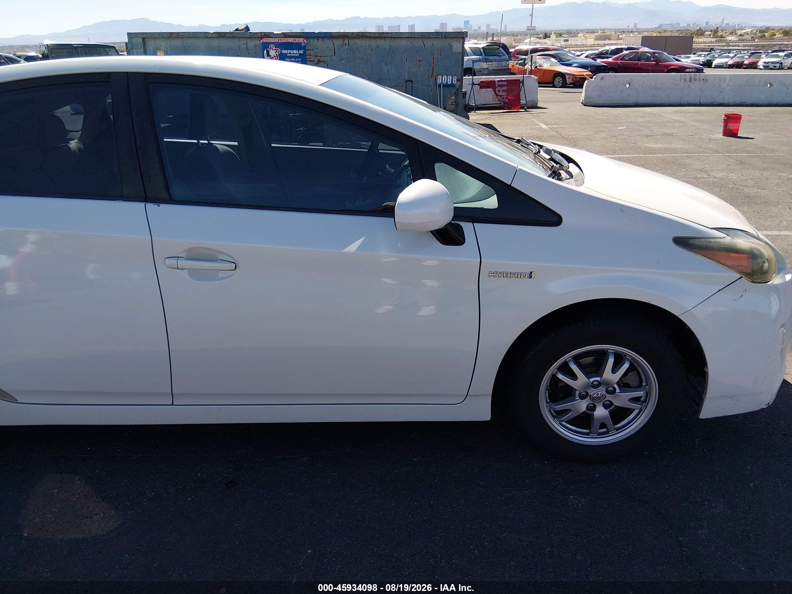 2010 Toyota Prius Ii White vin: JTDKN3DU7A0127306