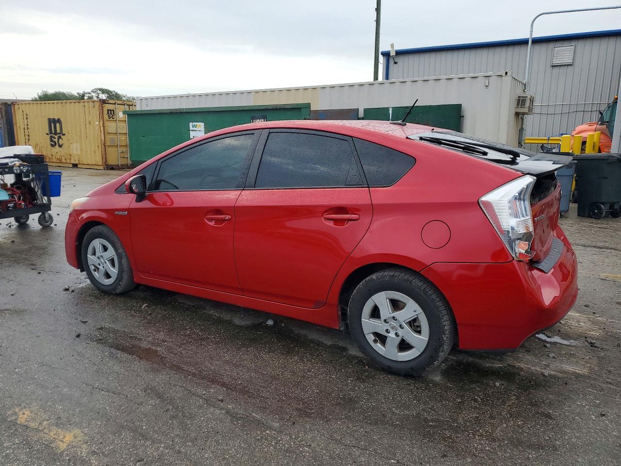 2010 Toyota Prius Ii Red vin: JTDKN3DU7A0143585