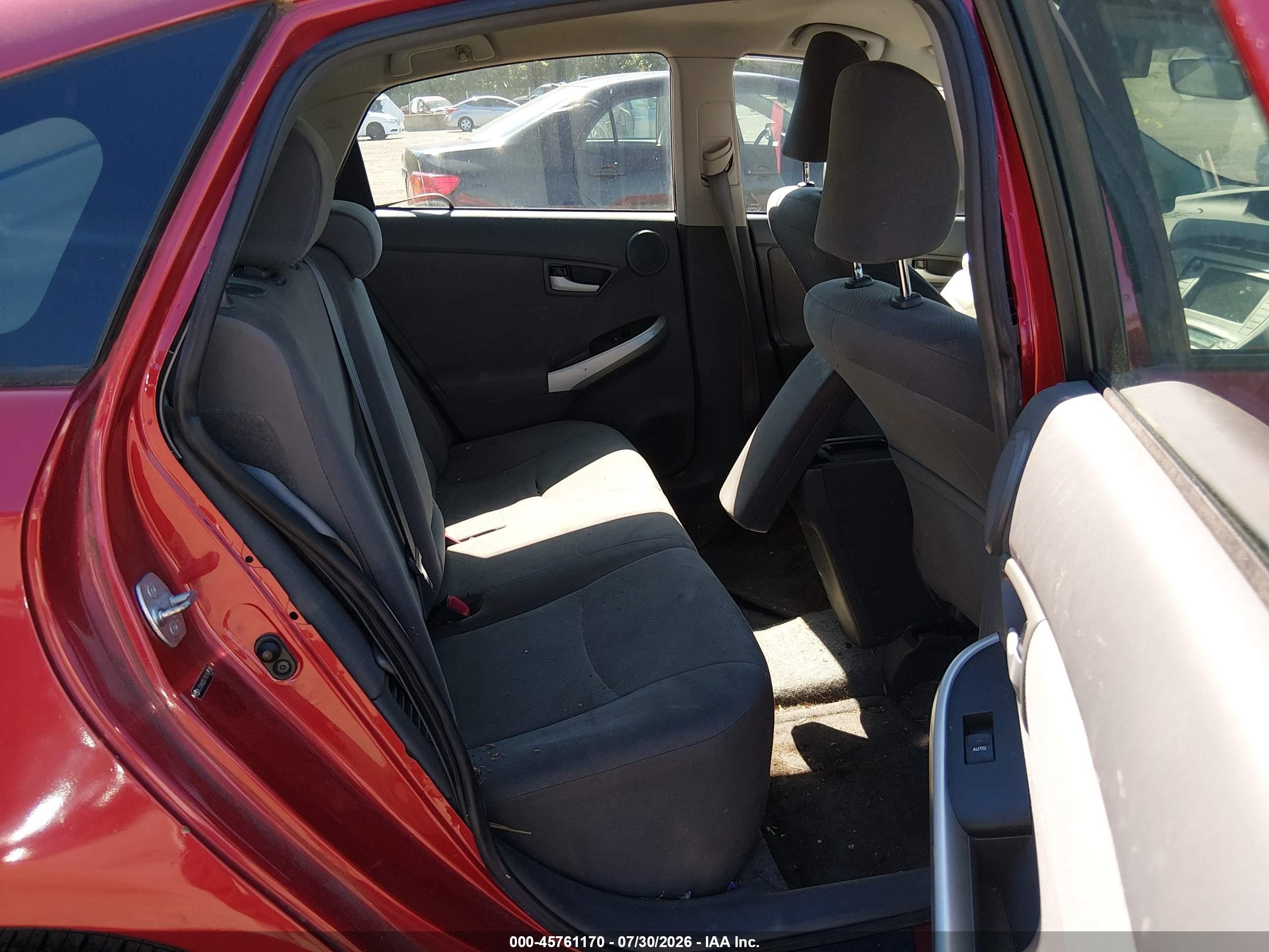 2010 Toyota Prius Iii Red vin: JTDKN3DU7A0164128