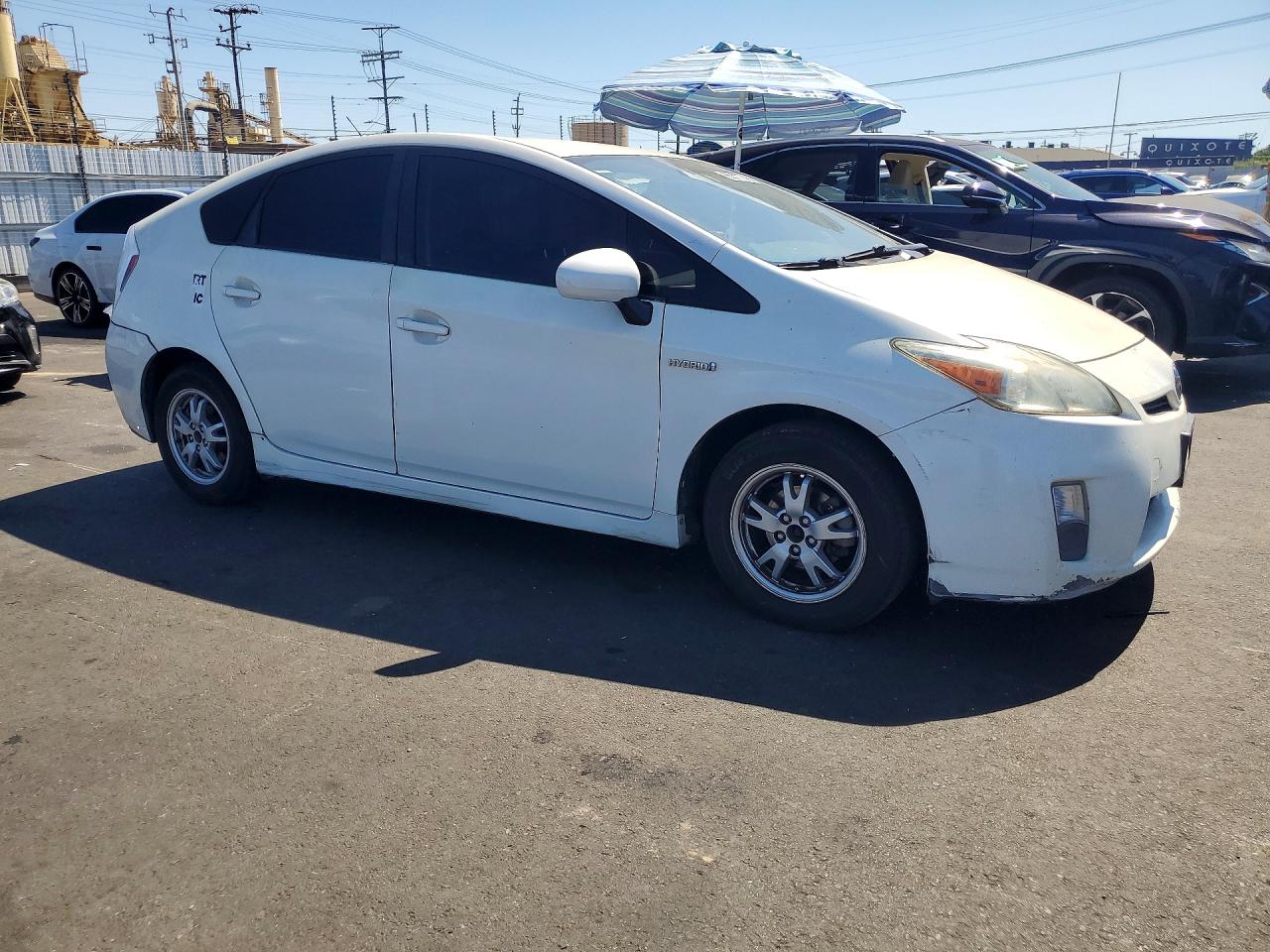 2010 Toyota Prius Ii White vin: JTDKN3DU7A0201632