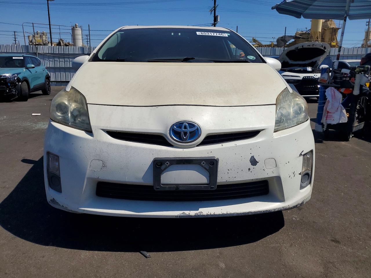 2010 Toyota Prius Ii White vin: JTDKN3DU7A0201632