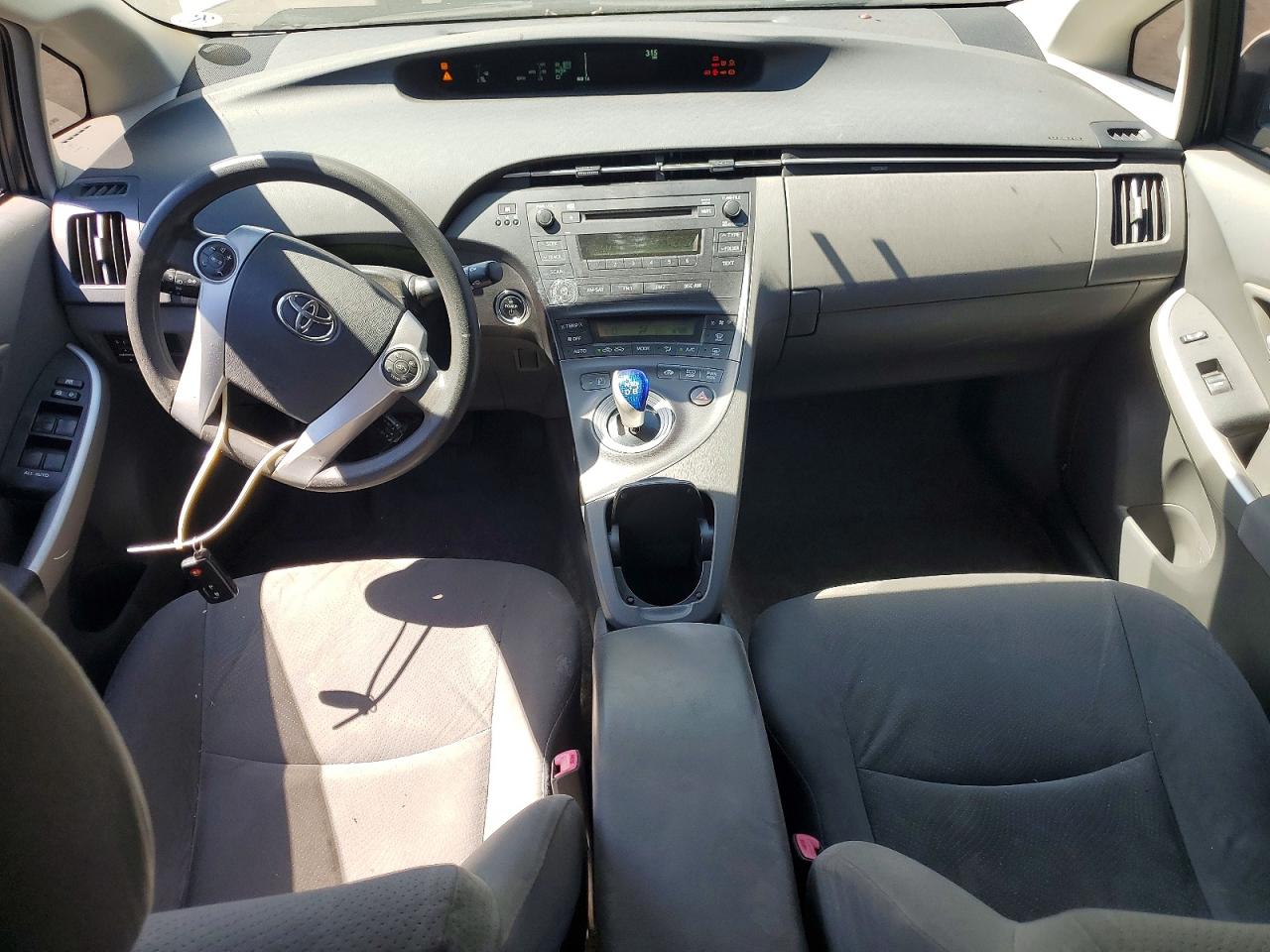 2010 Toyota Prius Ii White vin: JTDKN3DU7A0201632