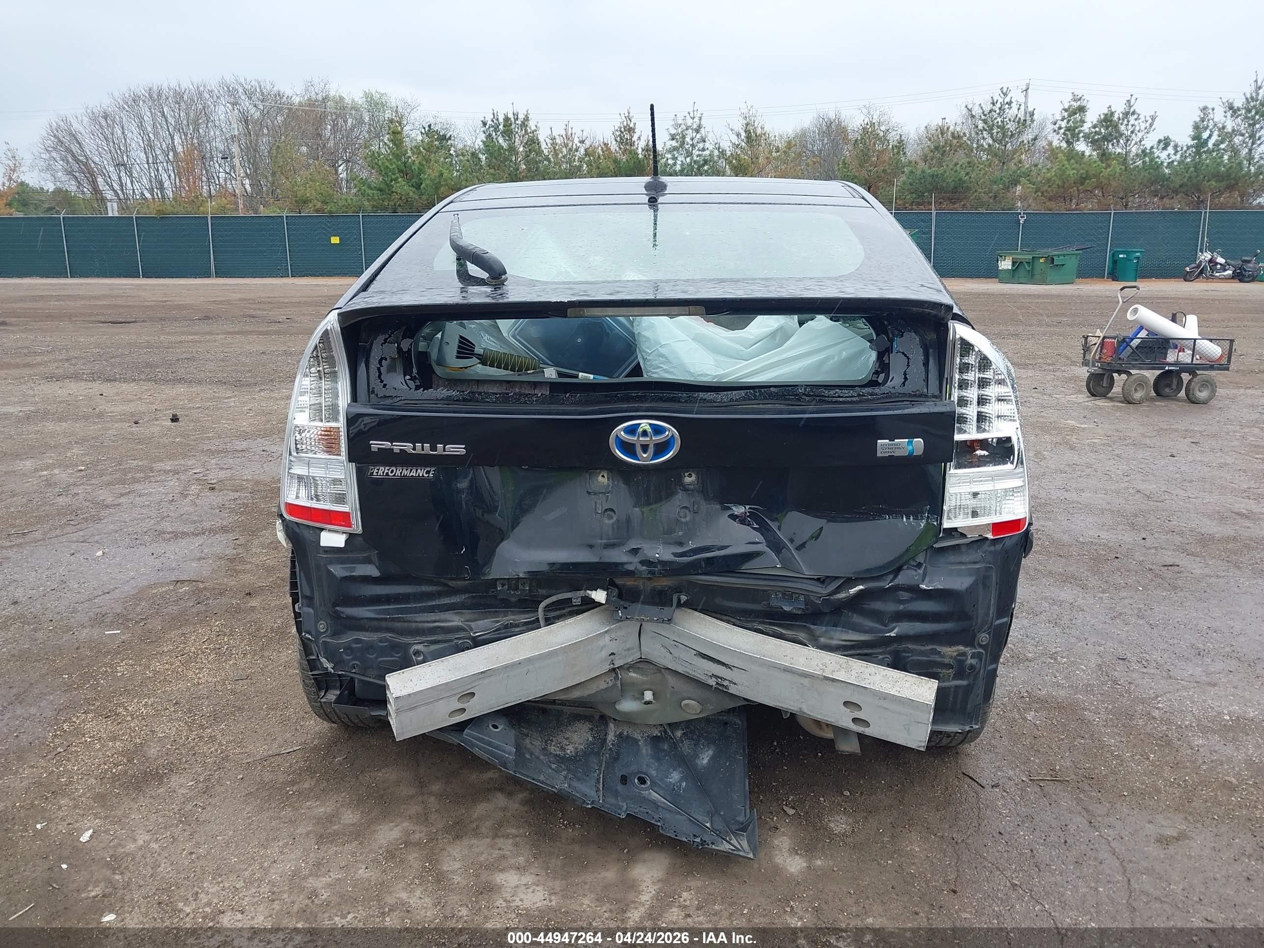 2010 Toyota Prius Iv Black vin: JTDKN3DU7A0202148