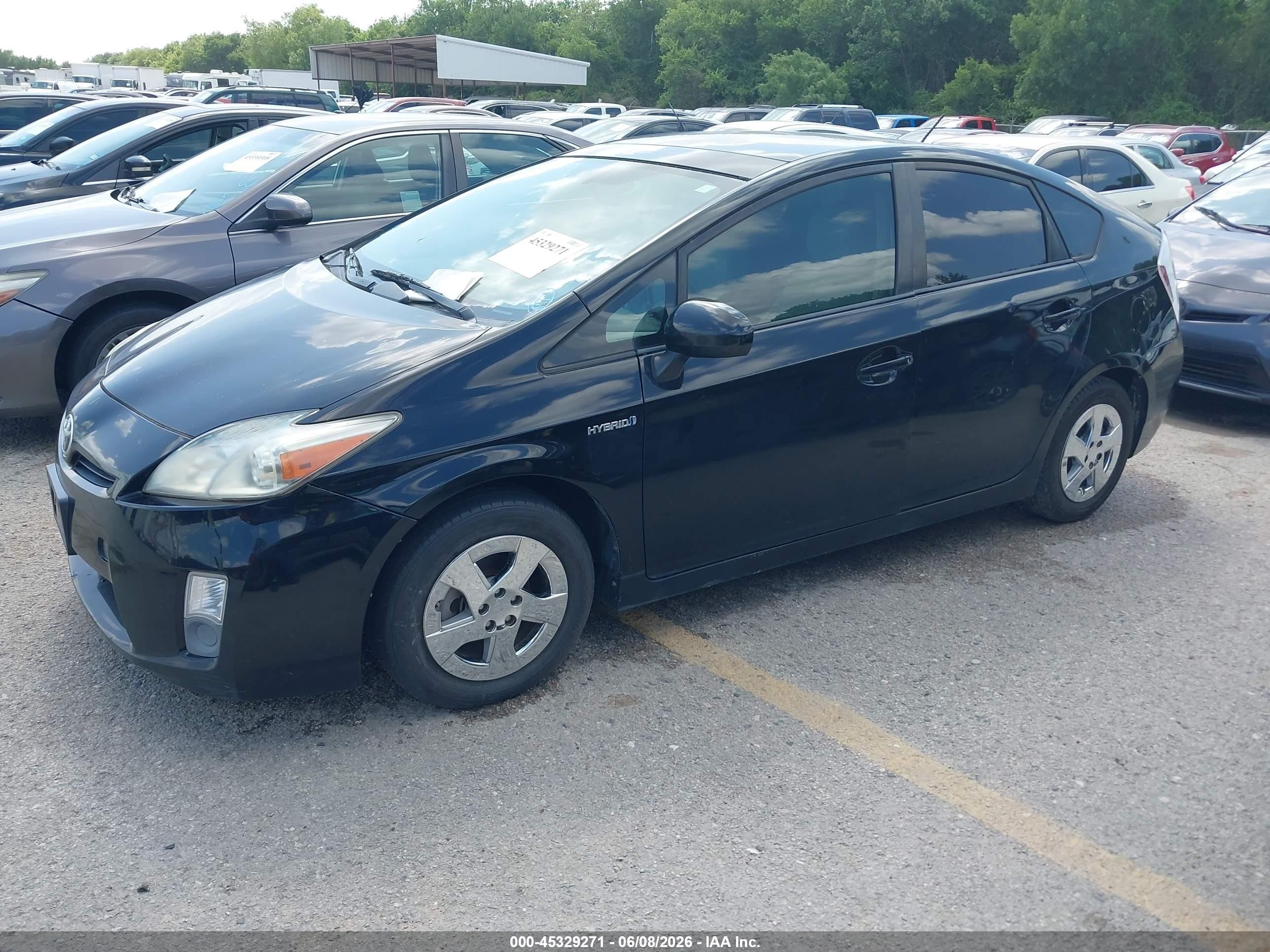 2010 Toyota Prius Iii Black vin: JTDKN3DU7A0212906
