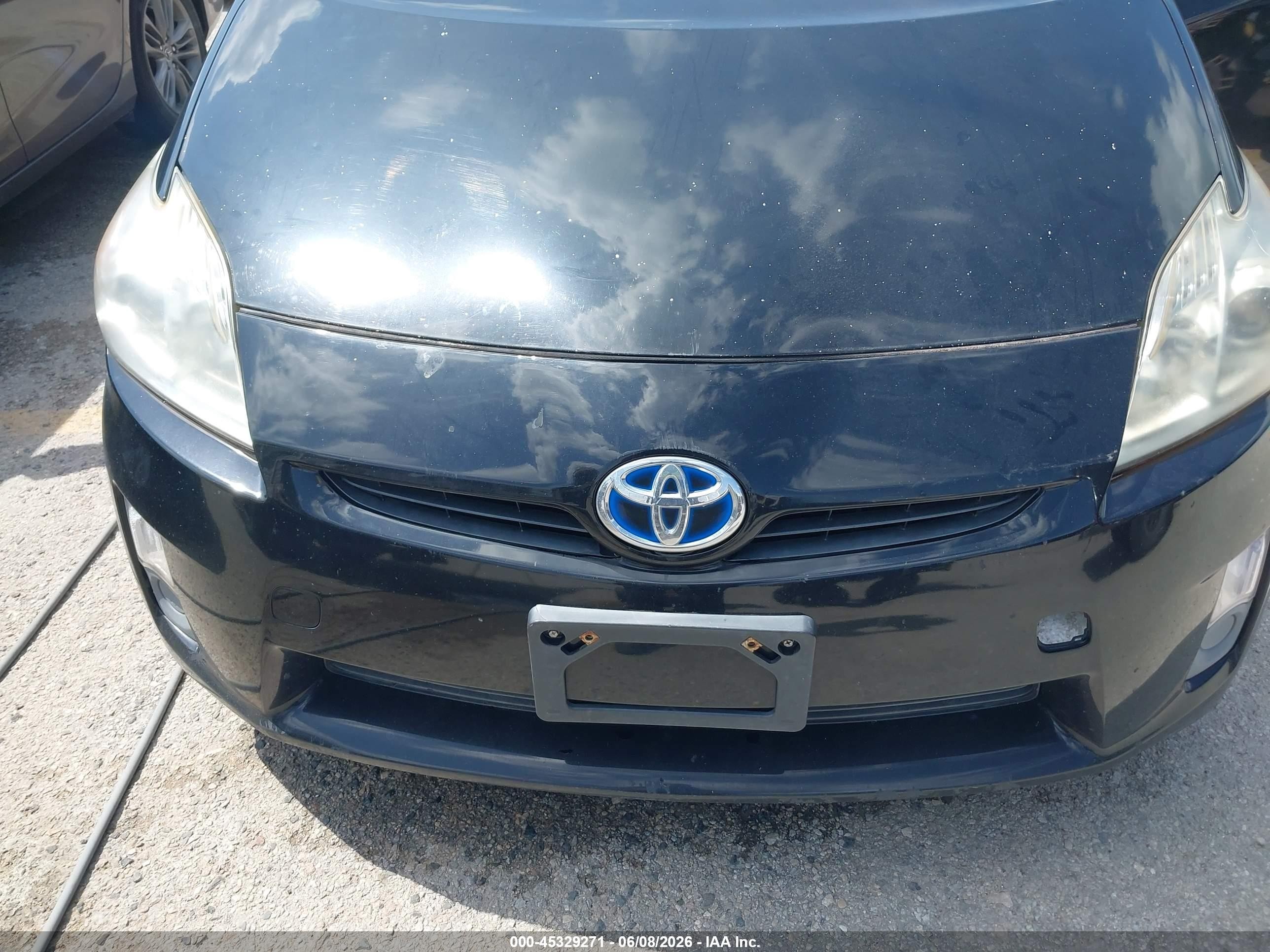 2010 Toyota Prius Iii Black vin: JTDKN3DU7A0212906