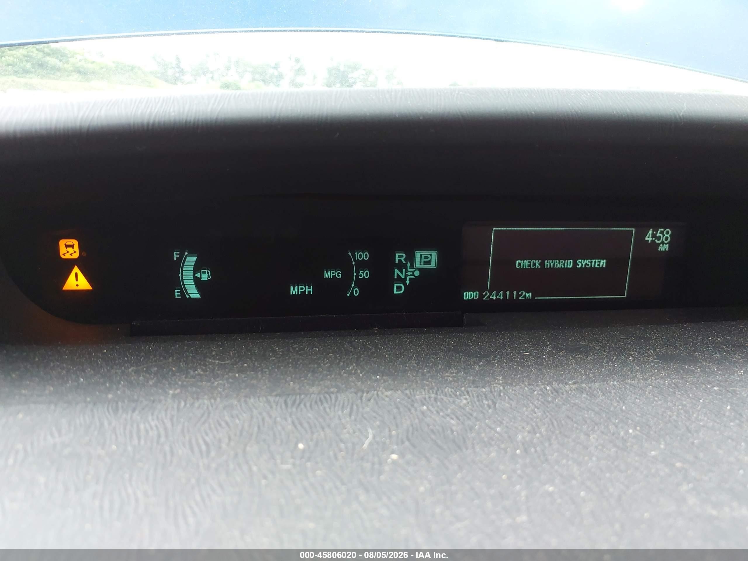 2010 Toyota Prius Ii Blue vin: JTDKN3DU7A0218656