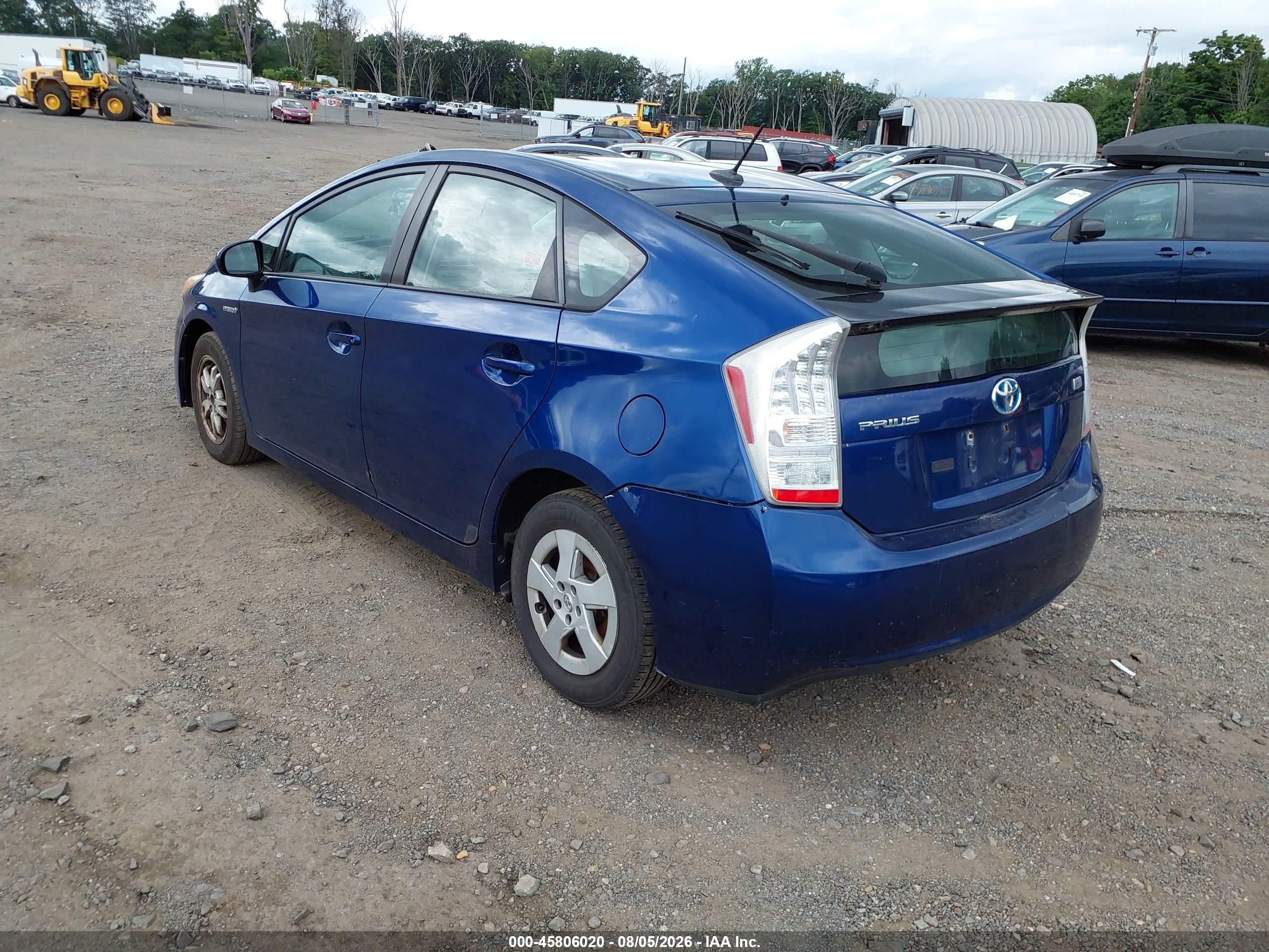 2010 Toyota Prius Ii Blue vin: JTDKN3DU7A0218656