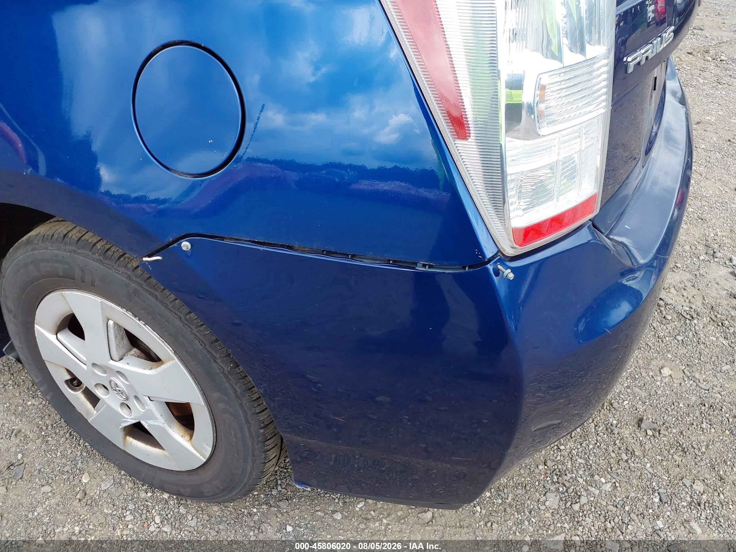 2010 Toyota Prius Ii Blue vin: JTDKN3DU7A0218656