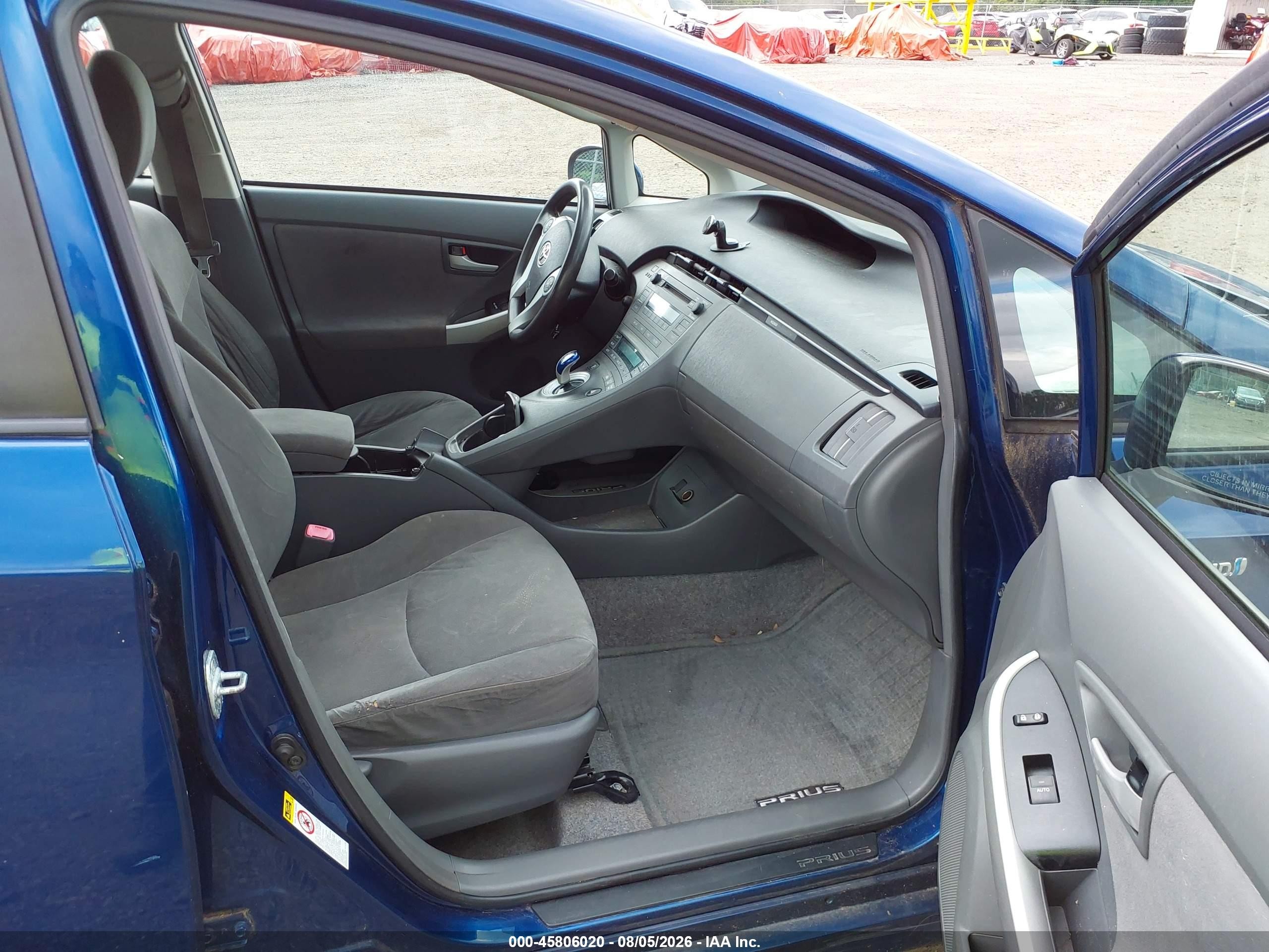 2010 Toyota Prius Ii Blue vin: JTDKN3DU7A0218656