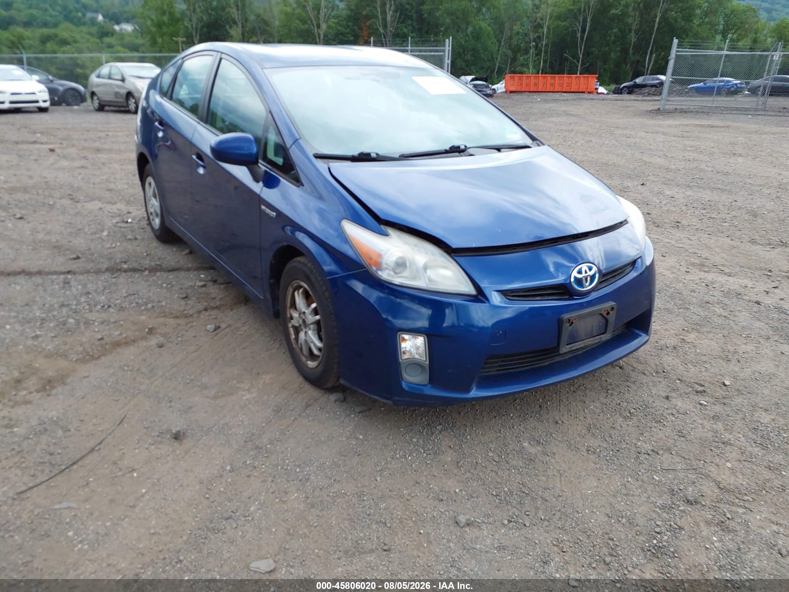 2010 Toyota Prius Ii Blue vin: JTDKN3DU7A0218656