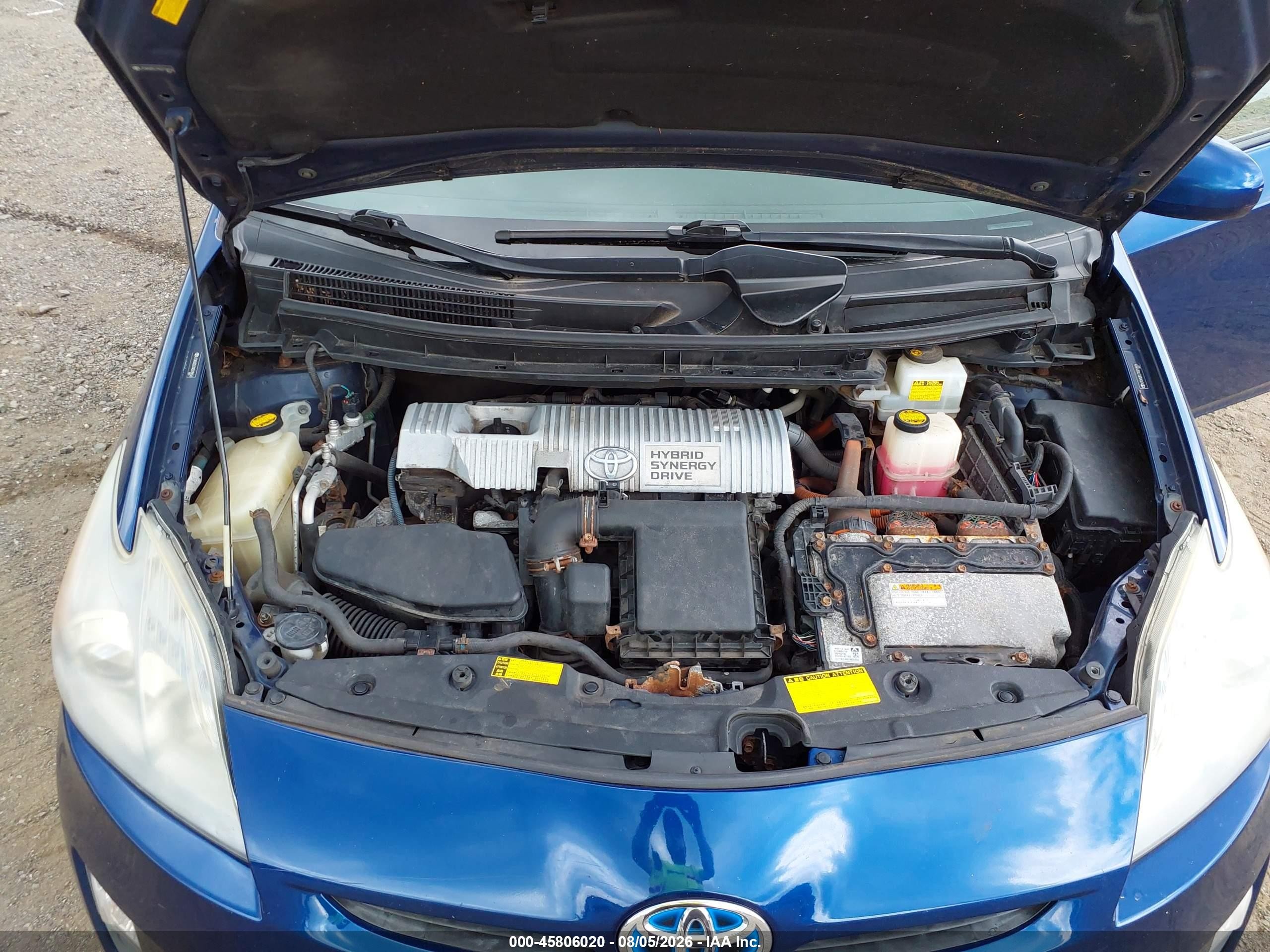 2010 Toyota Prius Ii Blue vin: JTDKN3DU7A0218656
