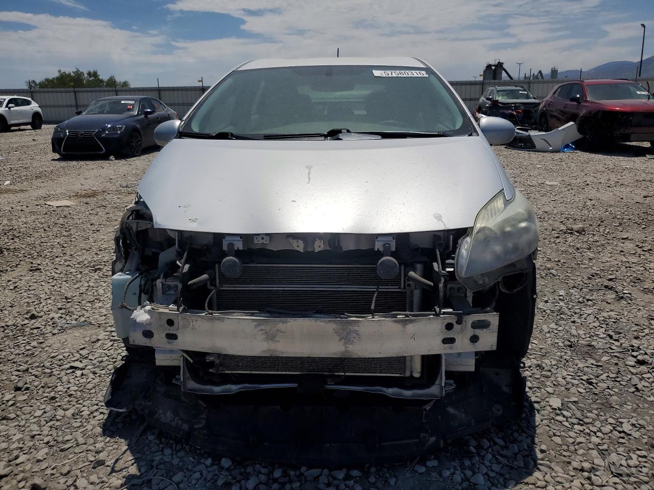 2010 Toyota Prius V Silver vin: JTDKN3DU7A1243695