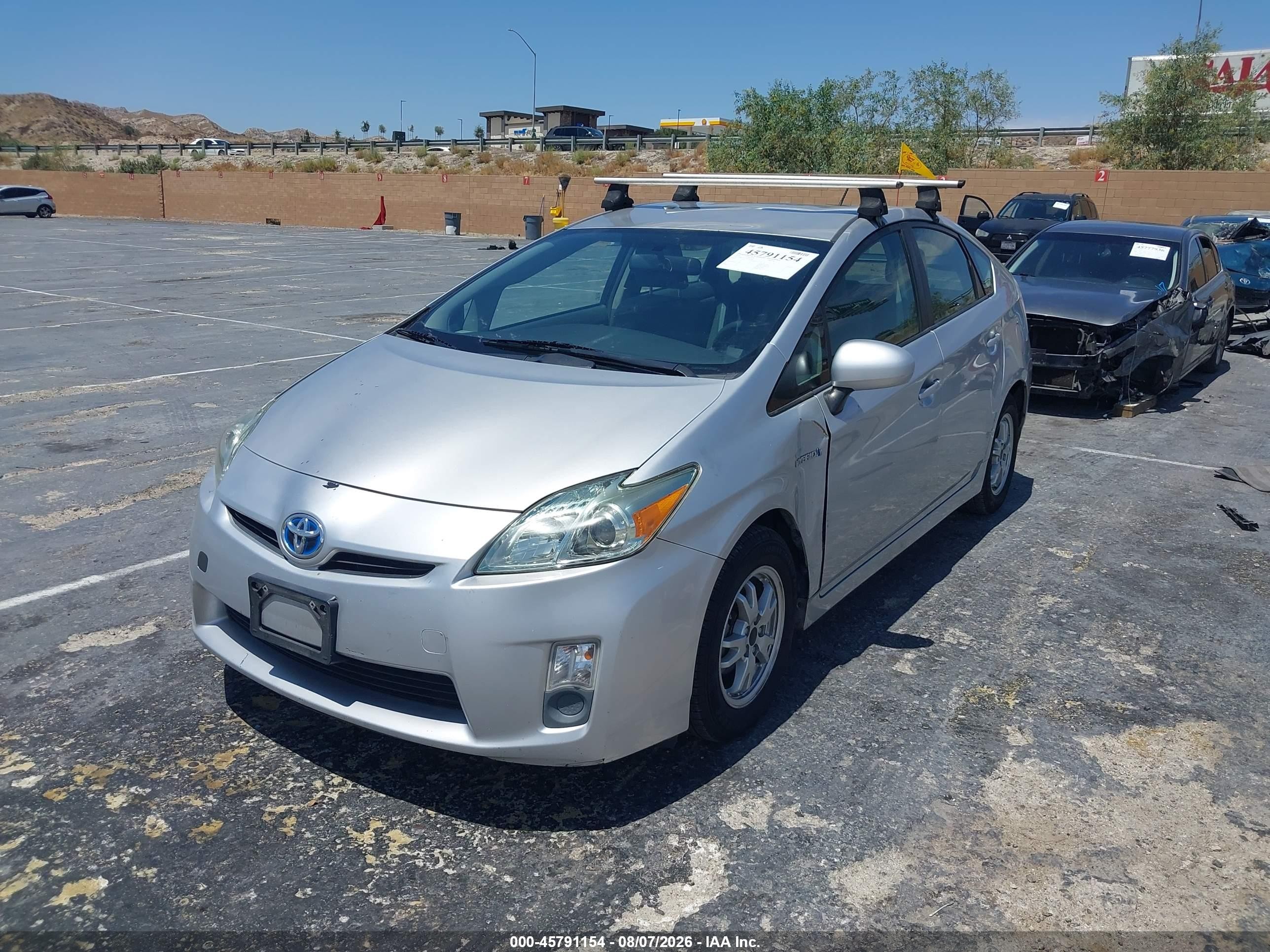 2010 Toyota Prius Iii Серый vin: JTDKN3DU7A1291066