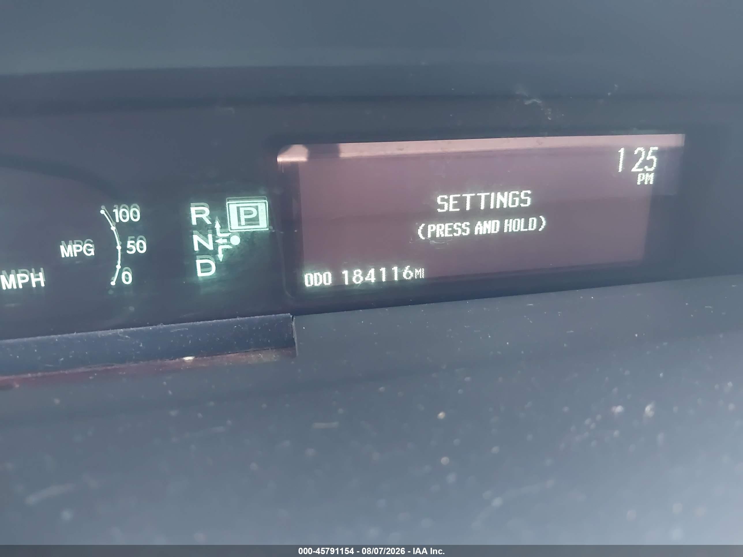 2010 Toyota Prius Iii Серый vin: JTDKN3DU7A1291066