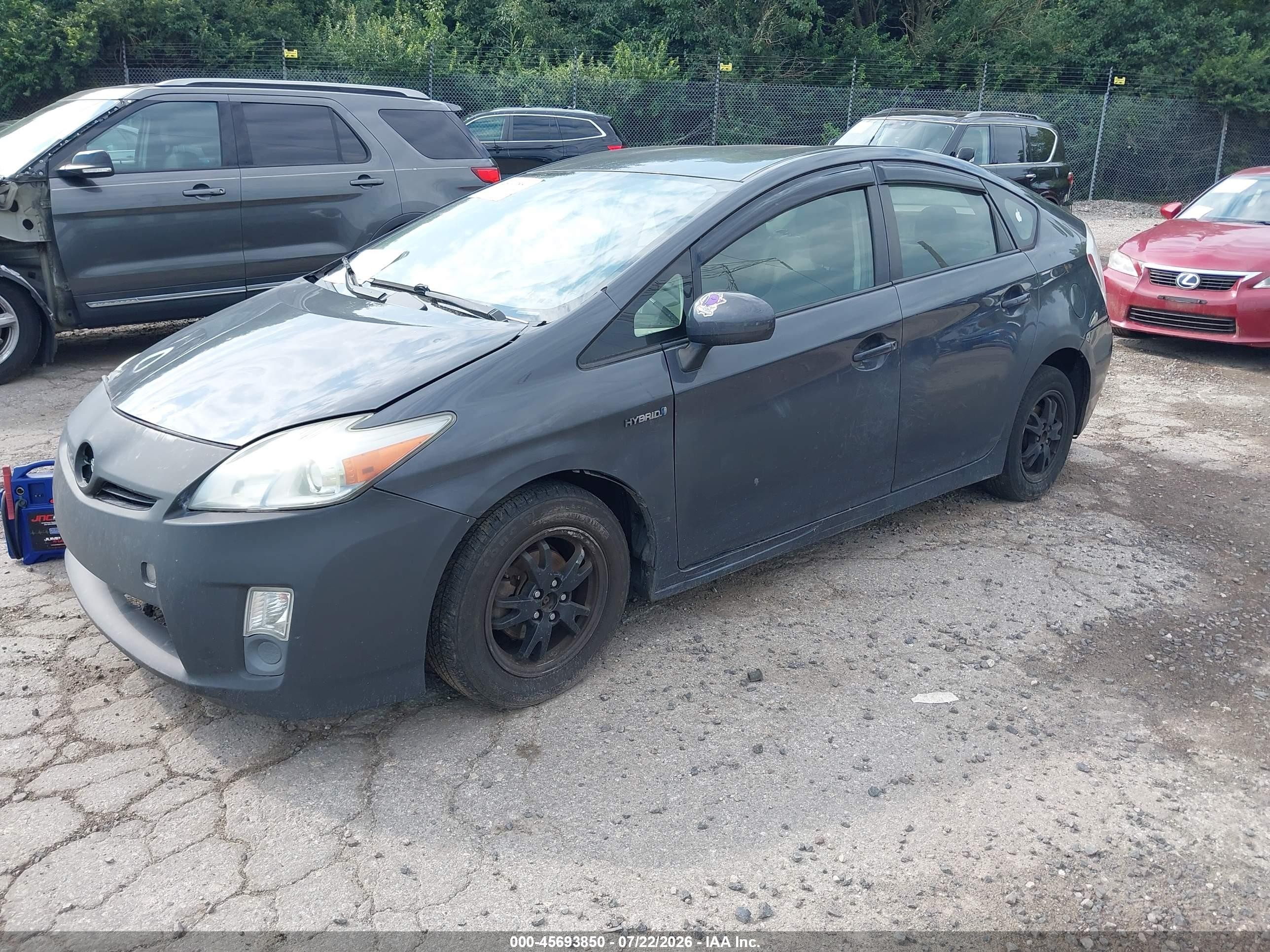 2010 Toyota Prius Iii Gray vin: JTDKN3DU7A5115773