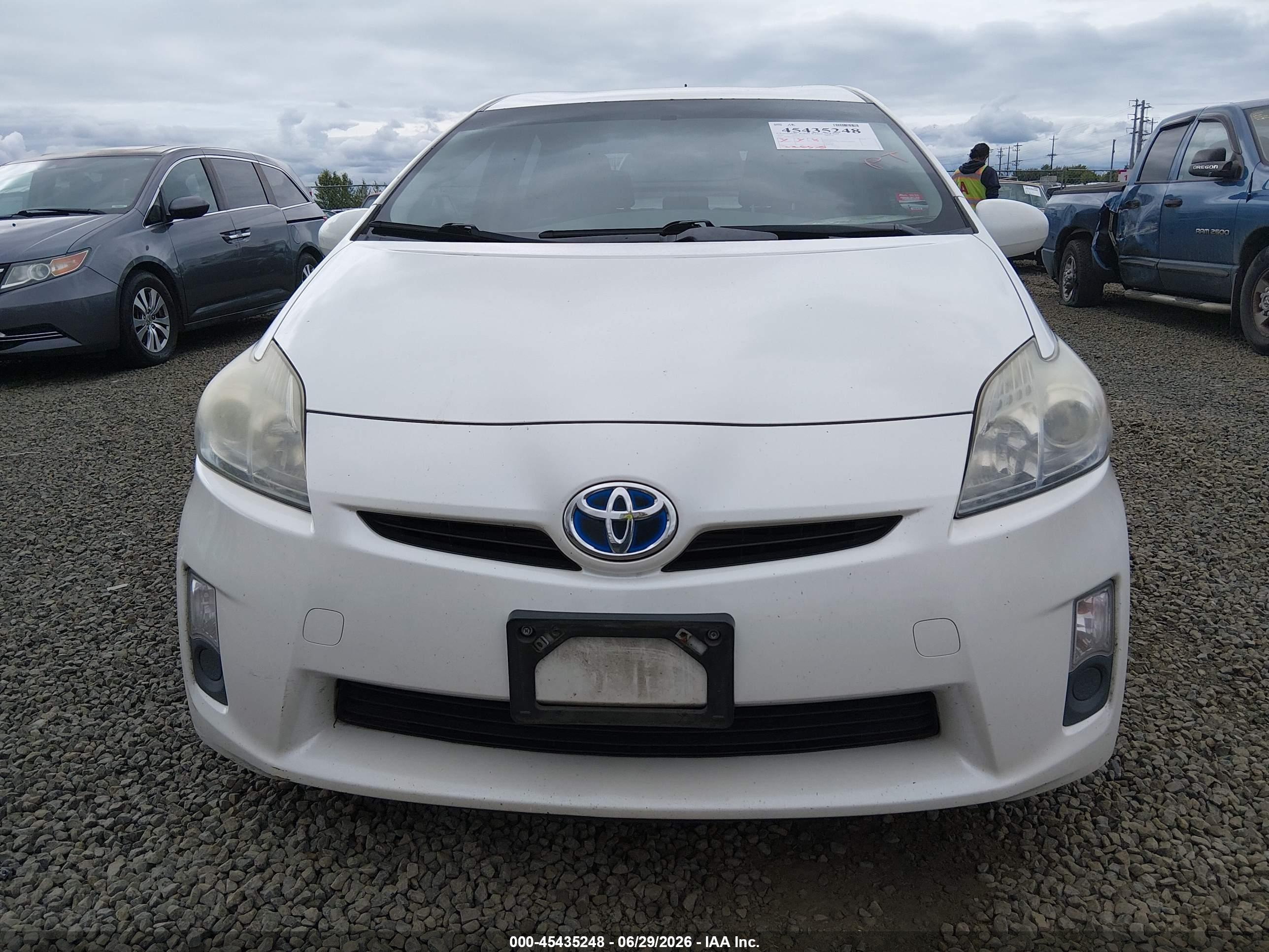 2010 Toyota Prius Iii White vin: JTDKN3DU7A5178579