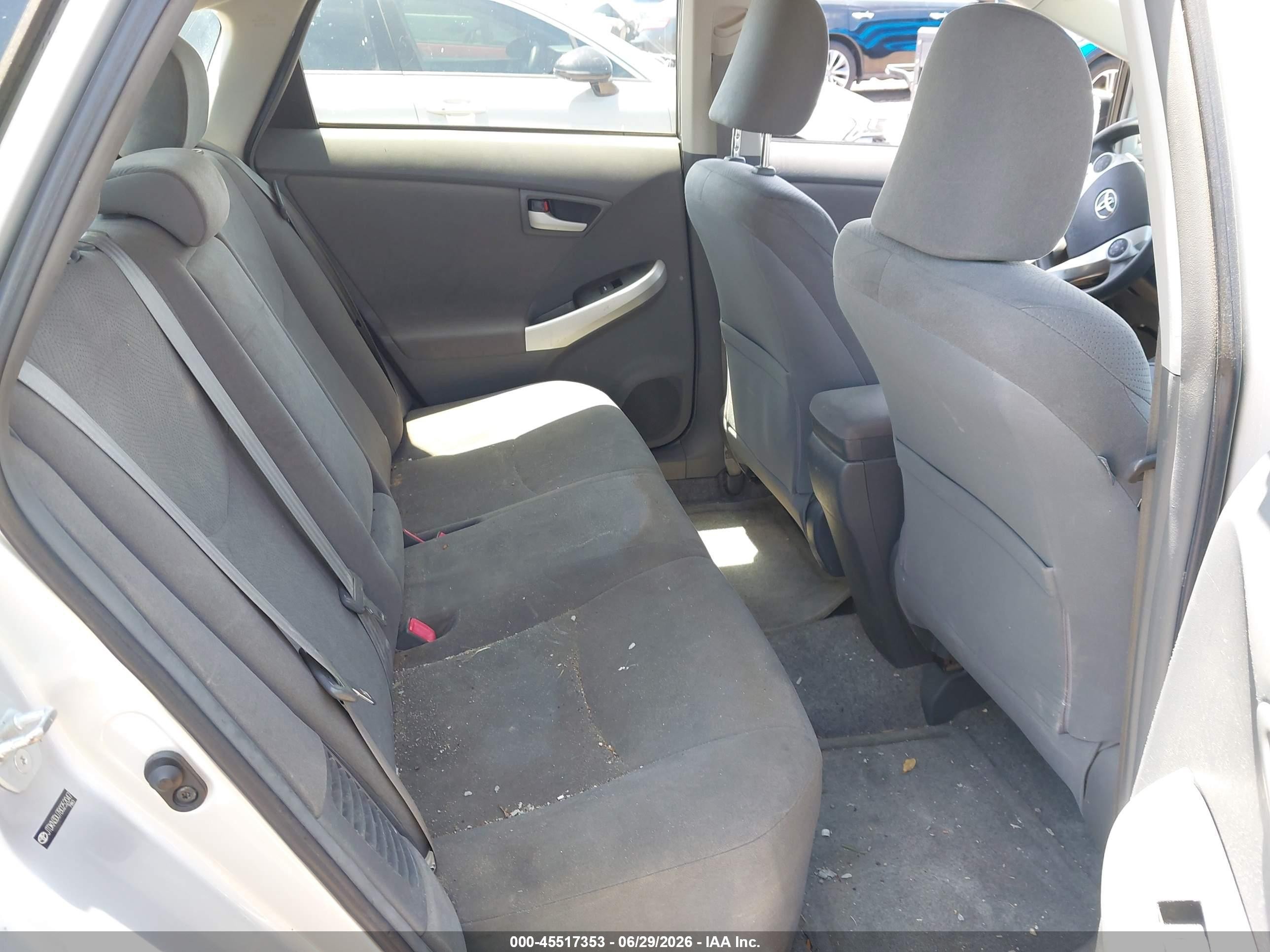2011 Toyota Prius Two Silver vin: JTDKN3DU7B0252047
