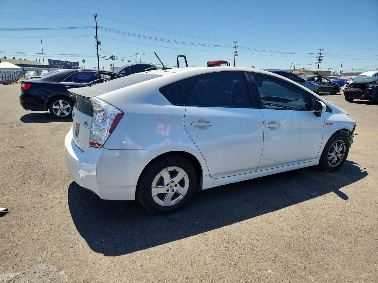 2011 Toyota Prius Four Белый vin: JTDKN3DU7B0255532