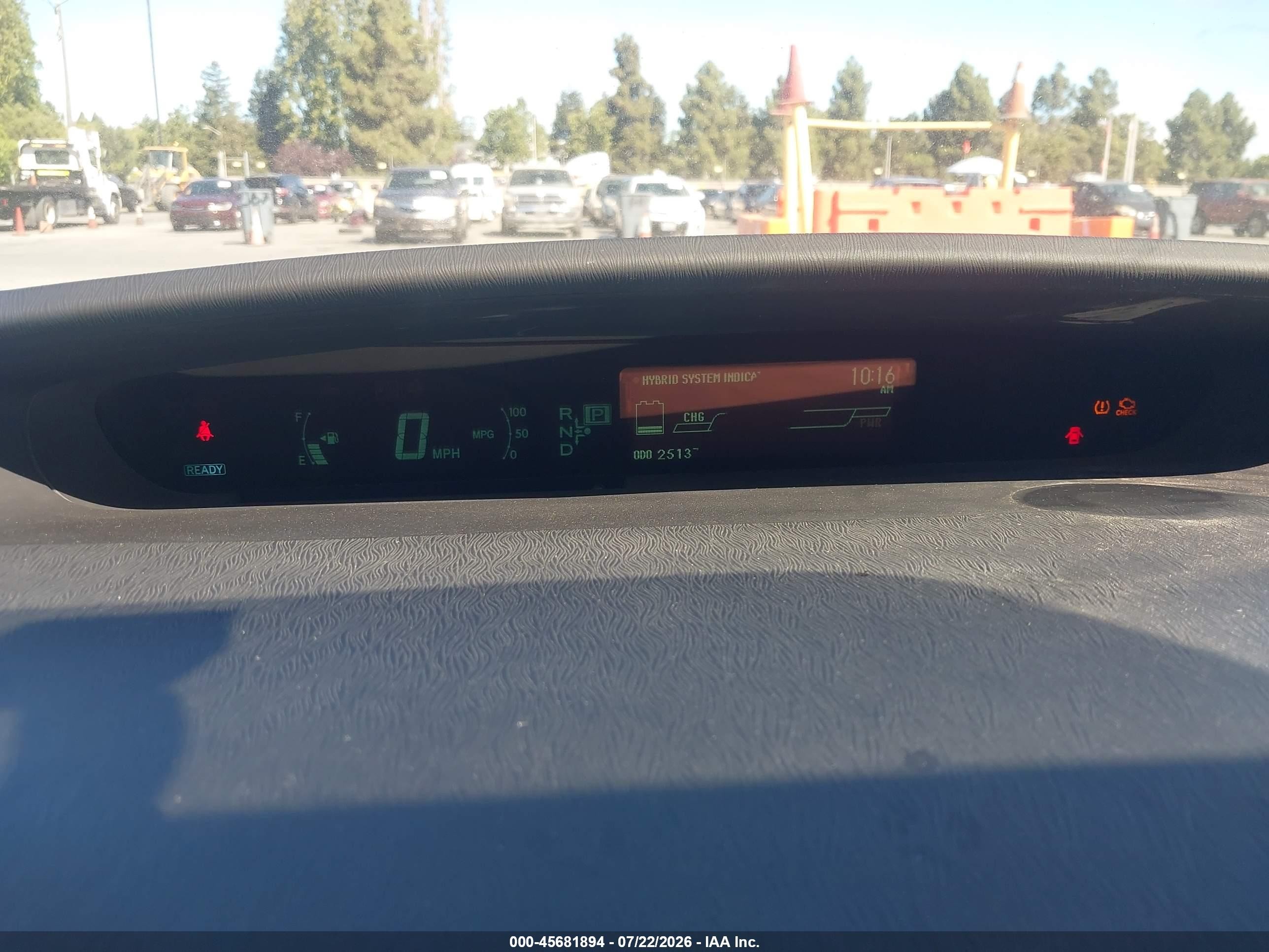2011 Toyota Prius Two Gray vin: JTDKN3DU7B0264070