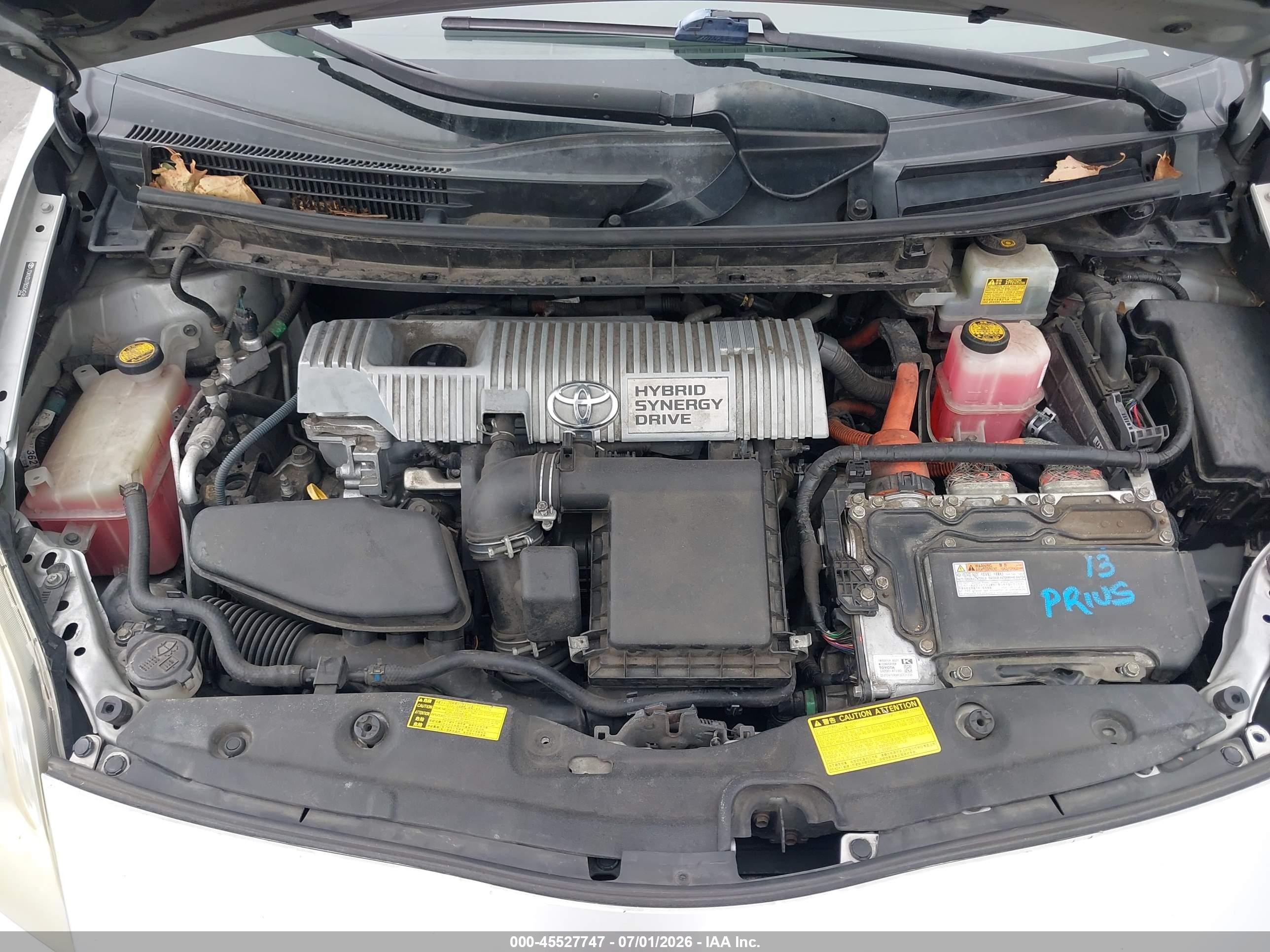2011 Toyota Prius Two Silver vin: JTDKN3DU7B0264246