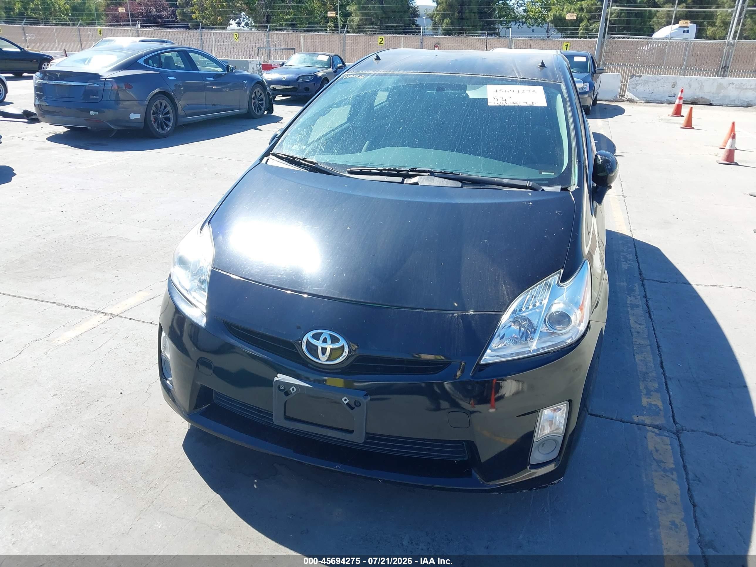 2011 Toyota Prius Two Black vin: JTDKN3DU7B0269575