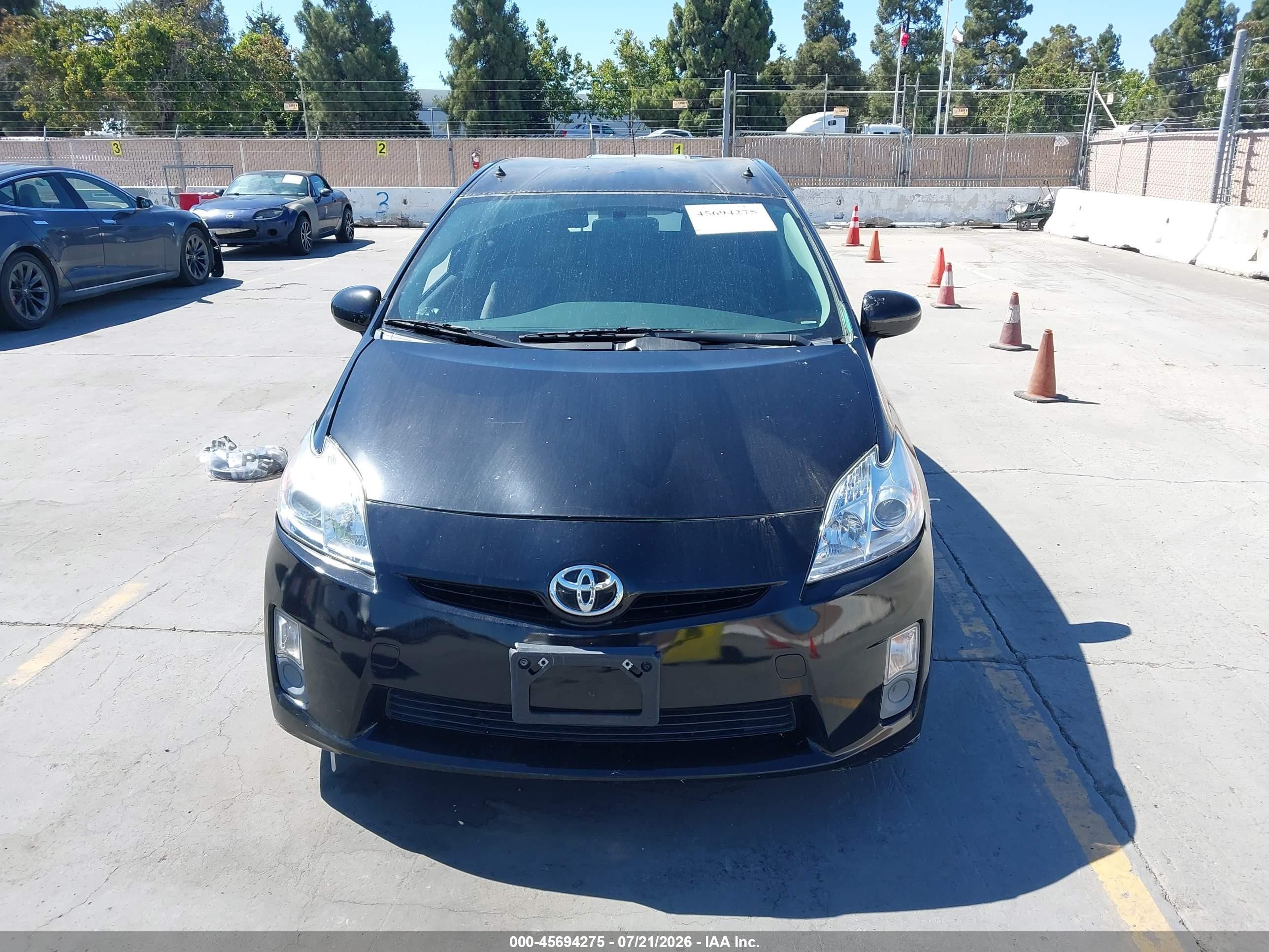 2011 Toyota Prius Two Black vin: JTDKN3DU7B0269575
