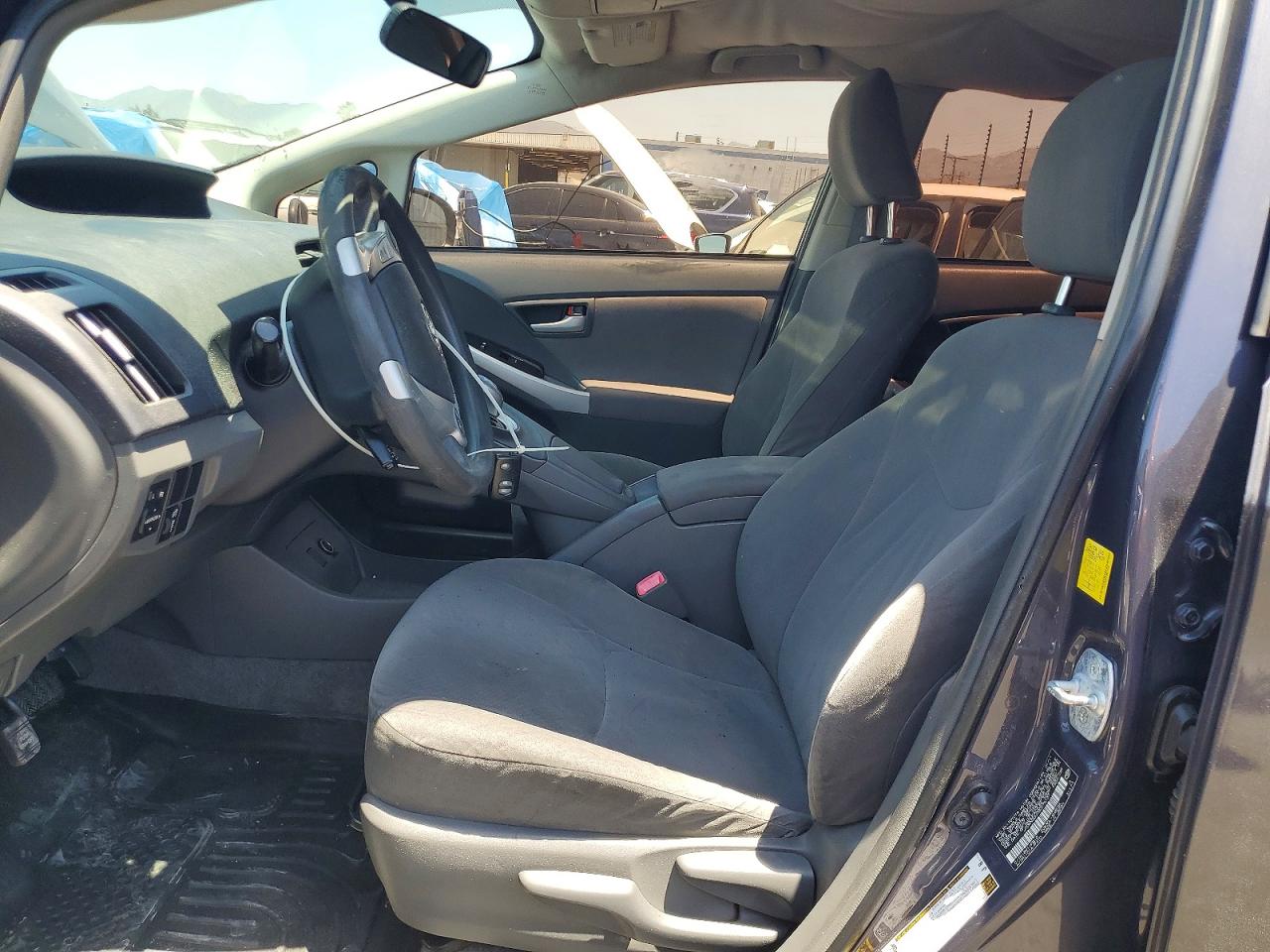 2011 Toyota Prius Three Charcoal vin: JTDKN3DU7B0276137