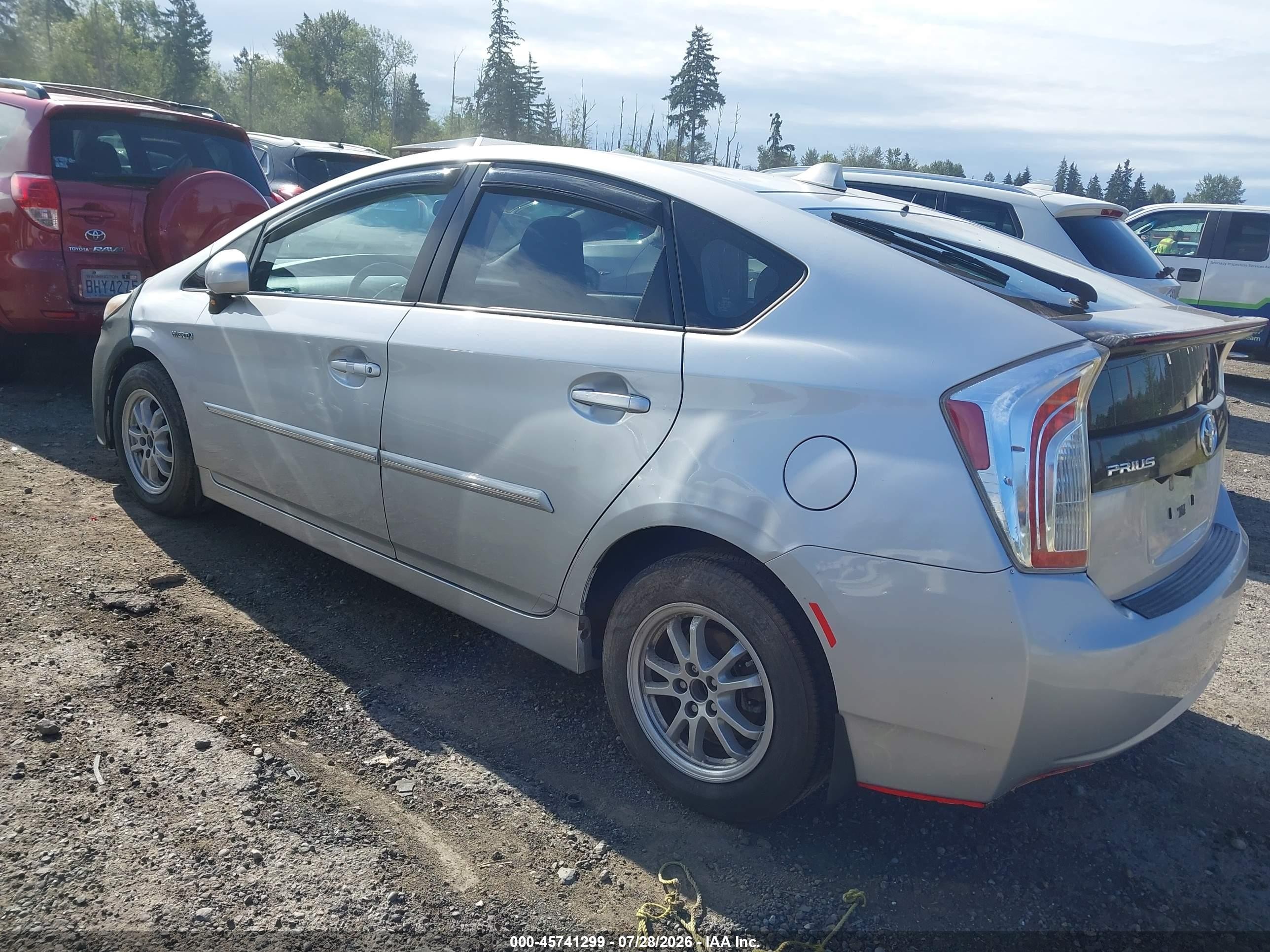 2011 Toyota Prius Two Silver vin: JTDKN3DU7B0284576