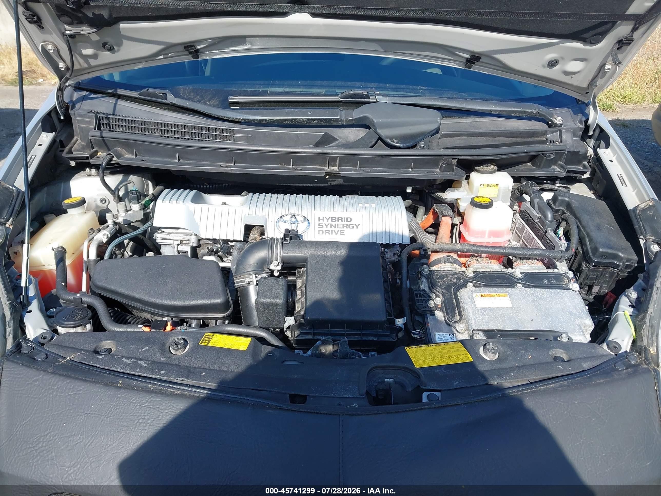2011 Toyota Prius Two Silver vin: JTDKN3DU7B0284576